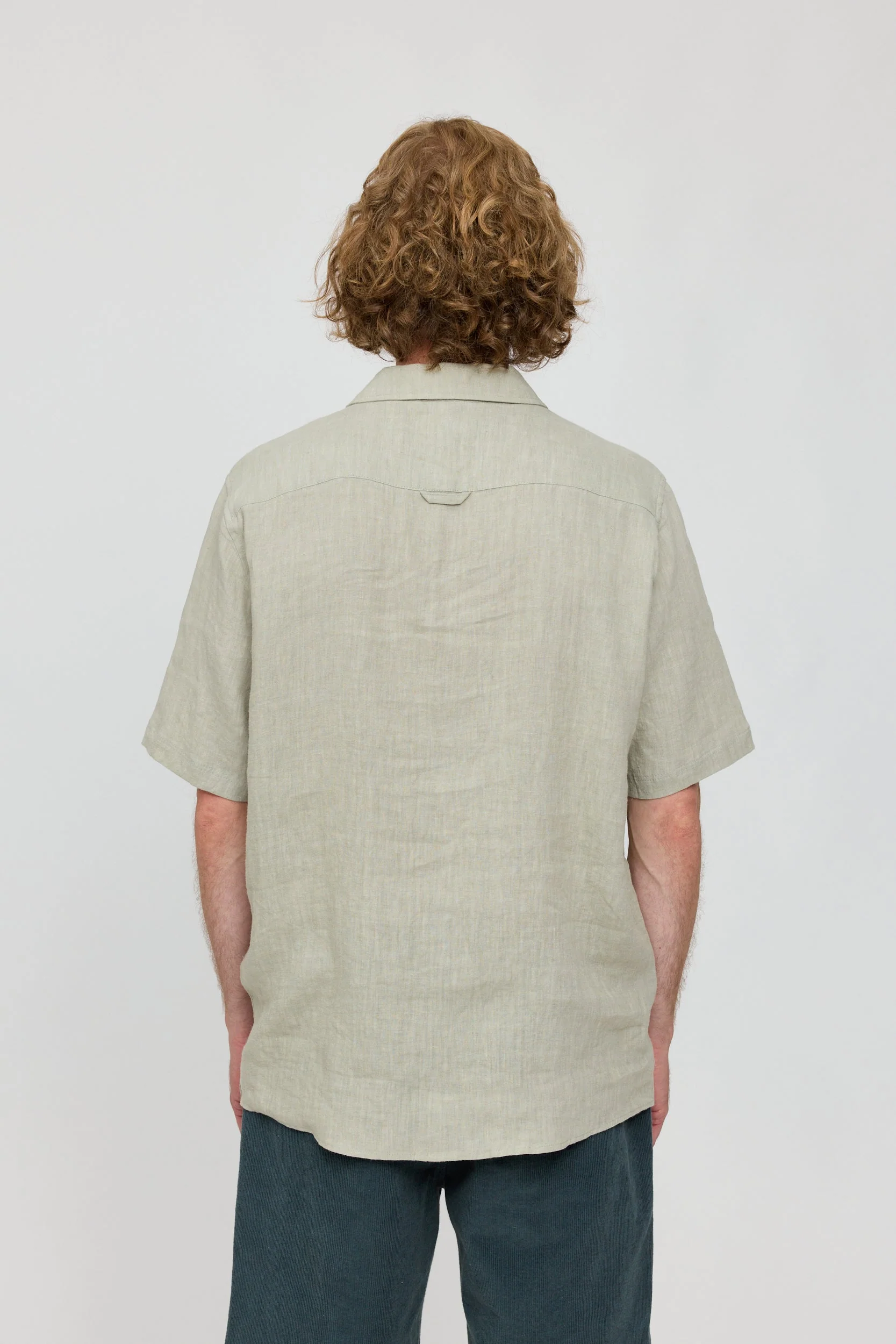 Shortsleeve Linen Shirt - Image 20