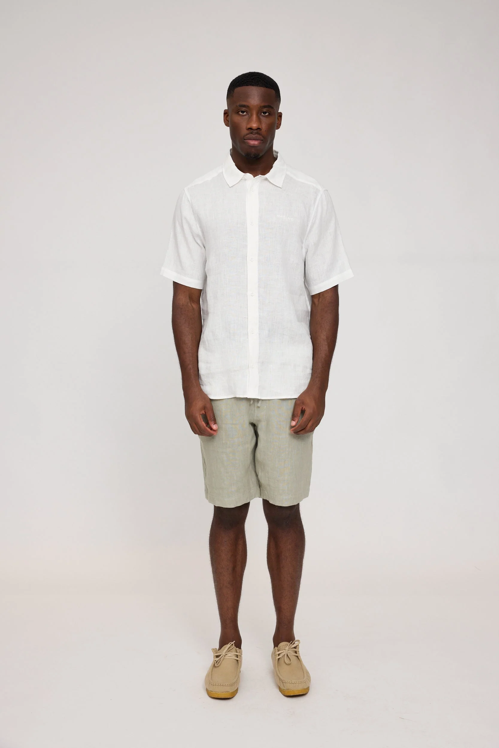 Shortsleeve Linen Shirt - Image 34