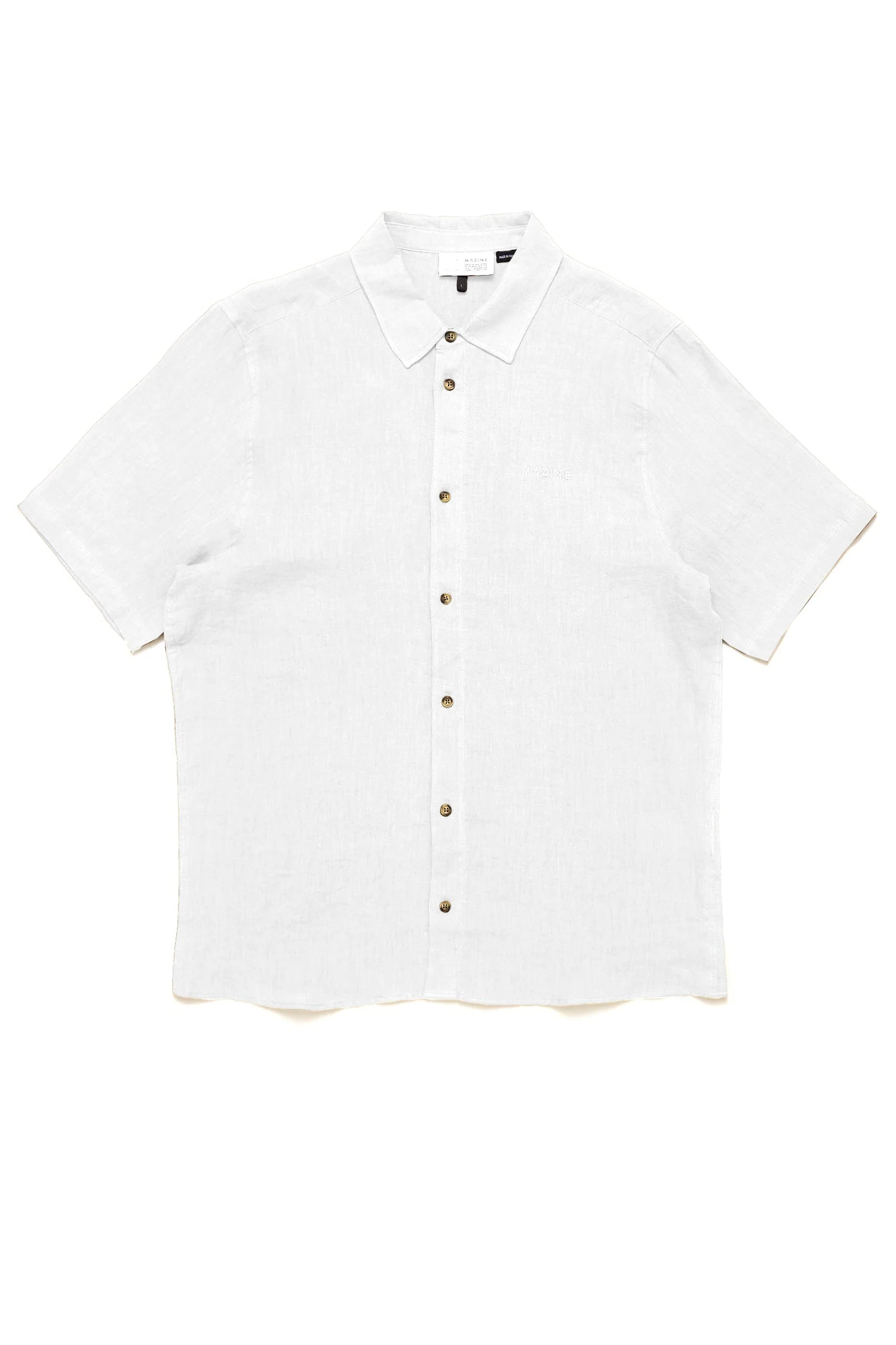 Shortsleeve Linen Shirt - Image 36