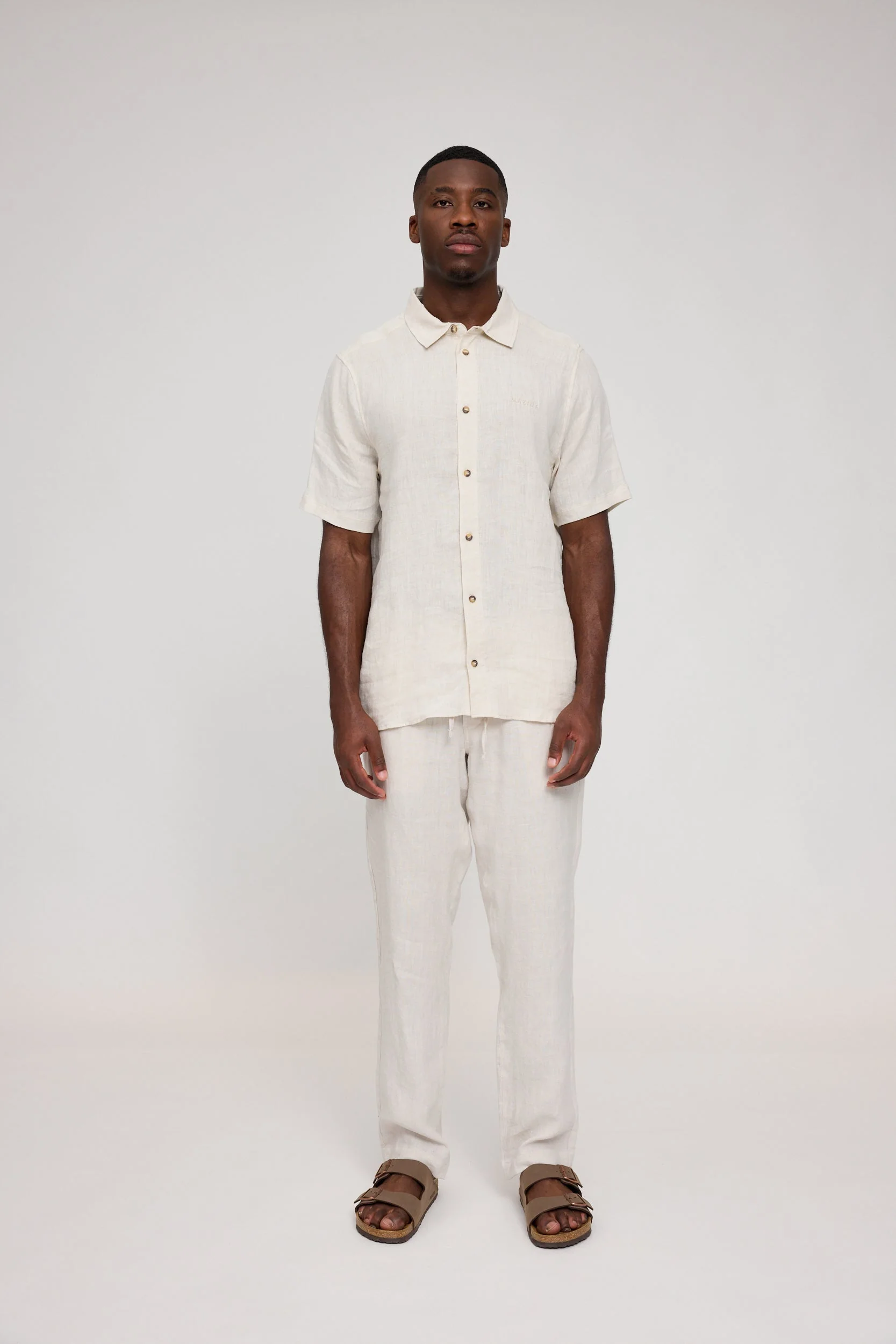Shortsleeve Linen Shirt - Image 4