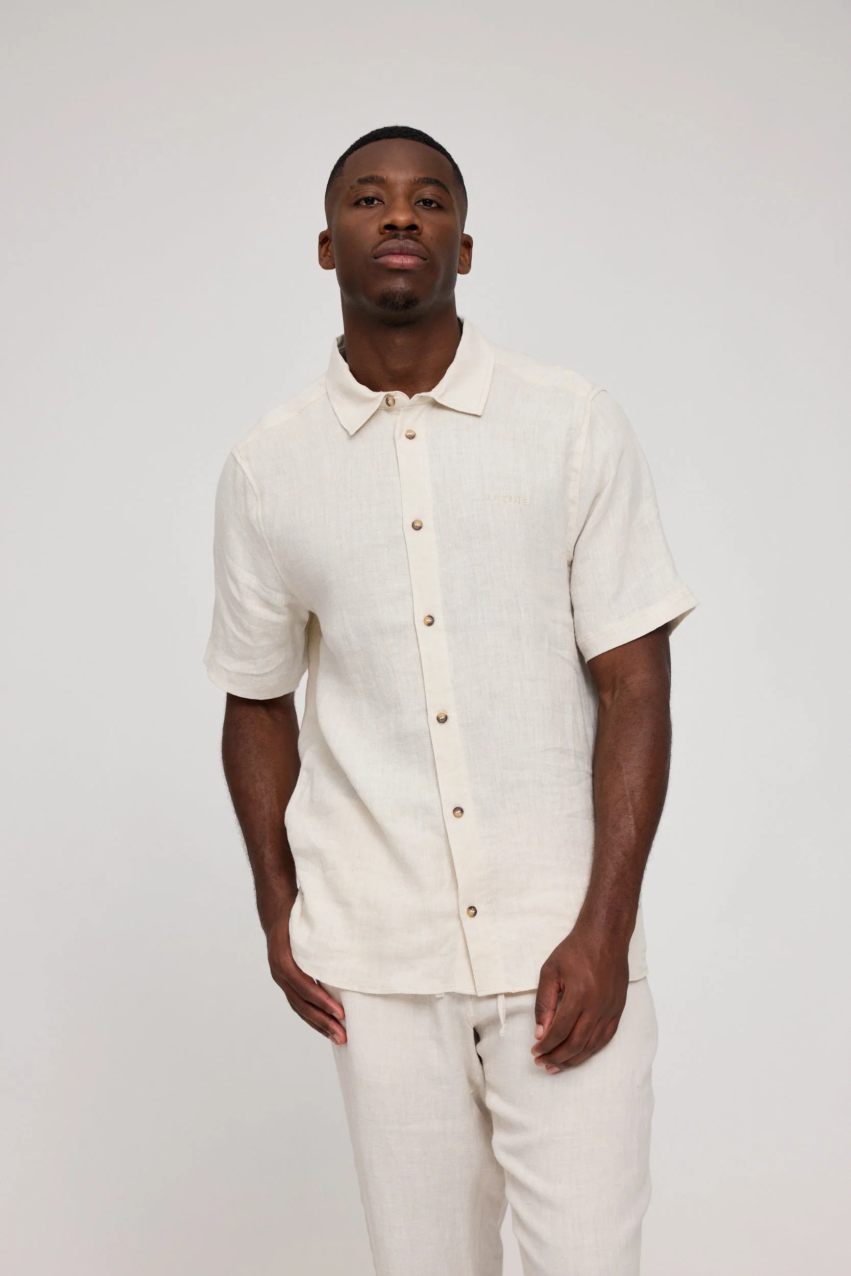 Shortsleeve Linen Shirt - Image 5
