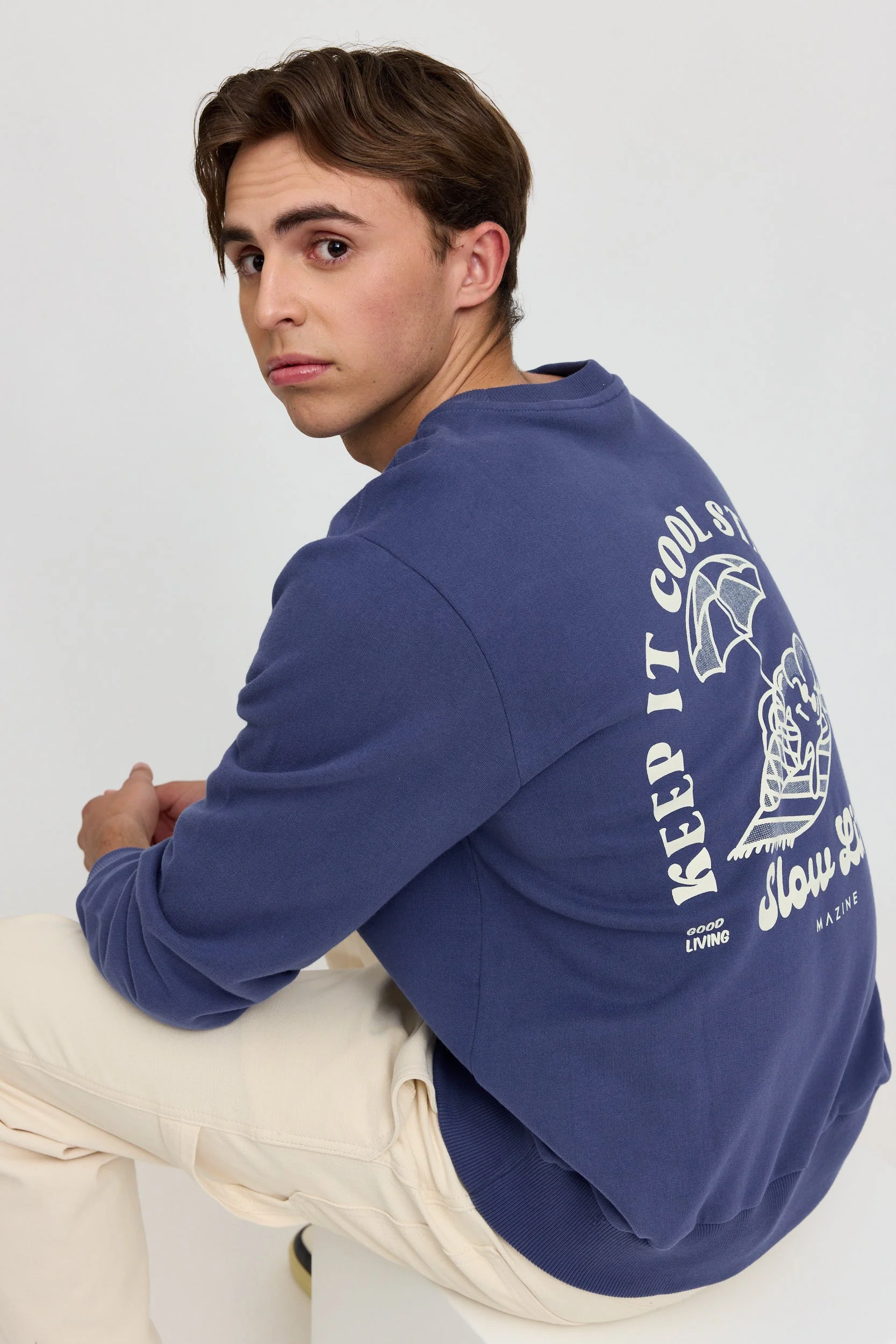 Back Print Sweatshirt - Image 12