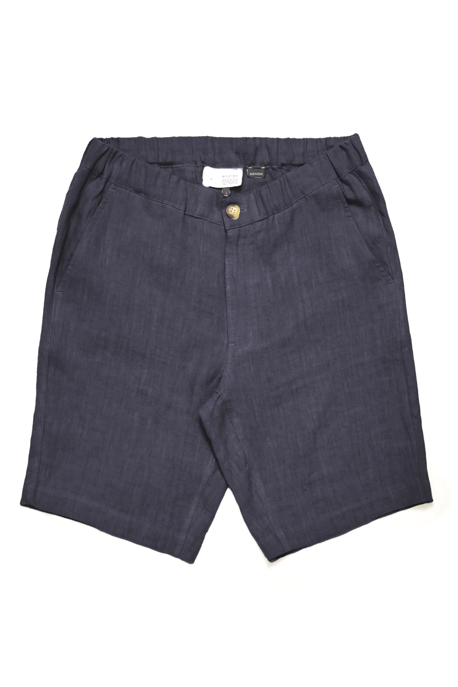 Regular Linen Shorts - Image 12