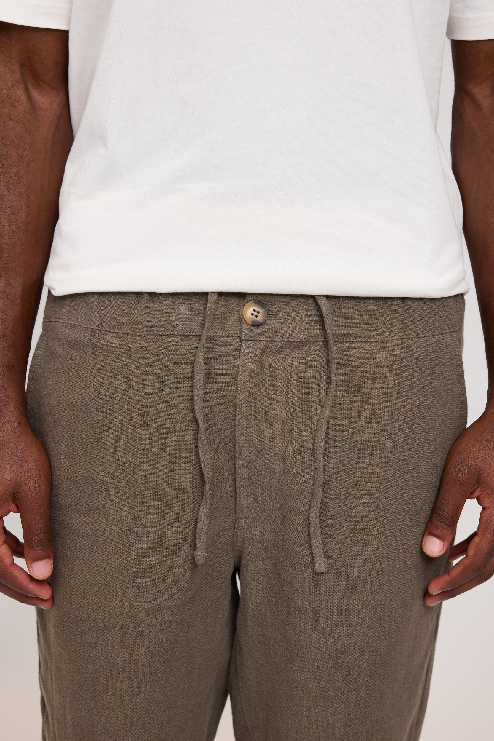 Regular Linen Shorts - Image 15