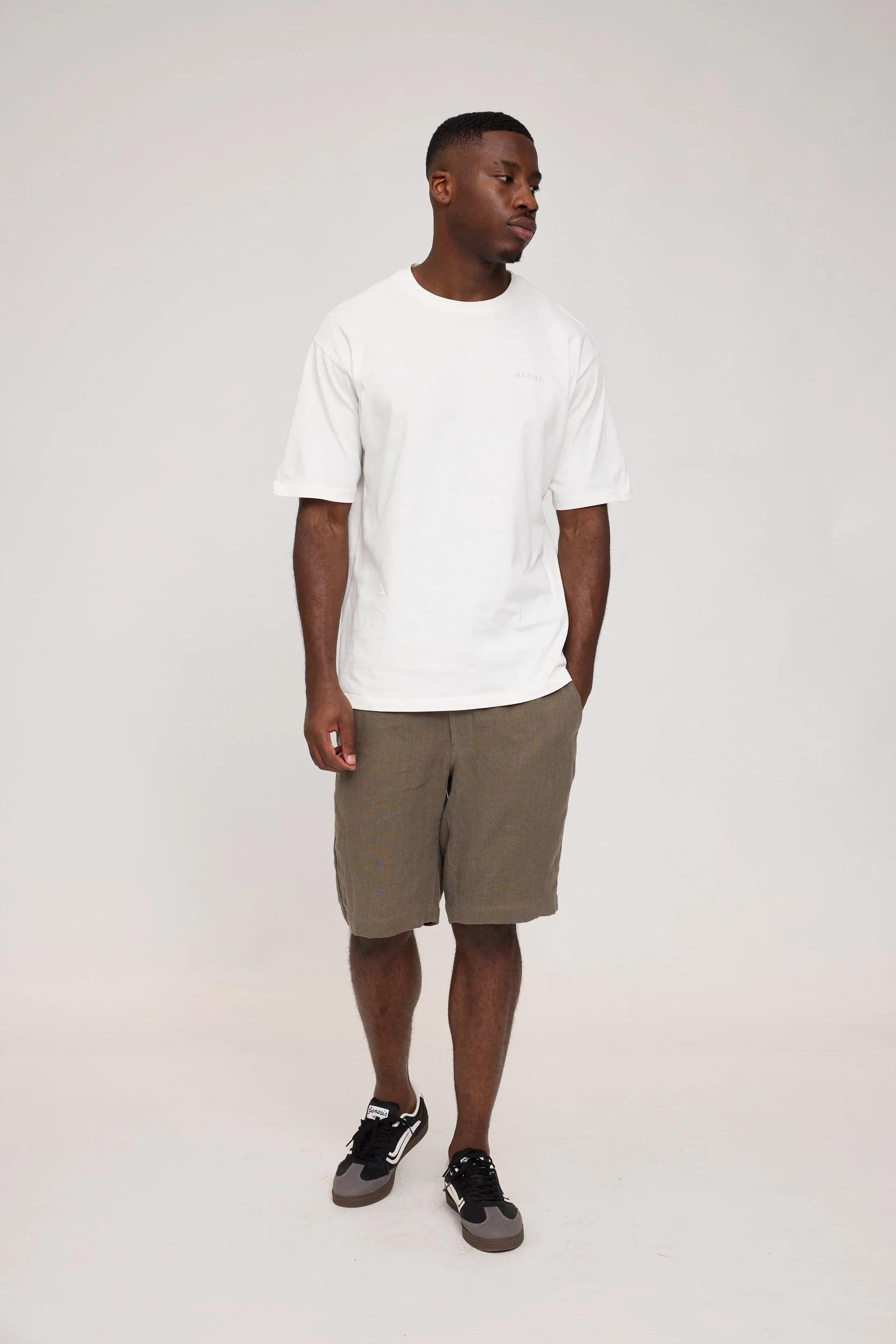 Regular Linen Shorts - Image 17