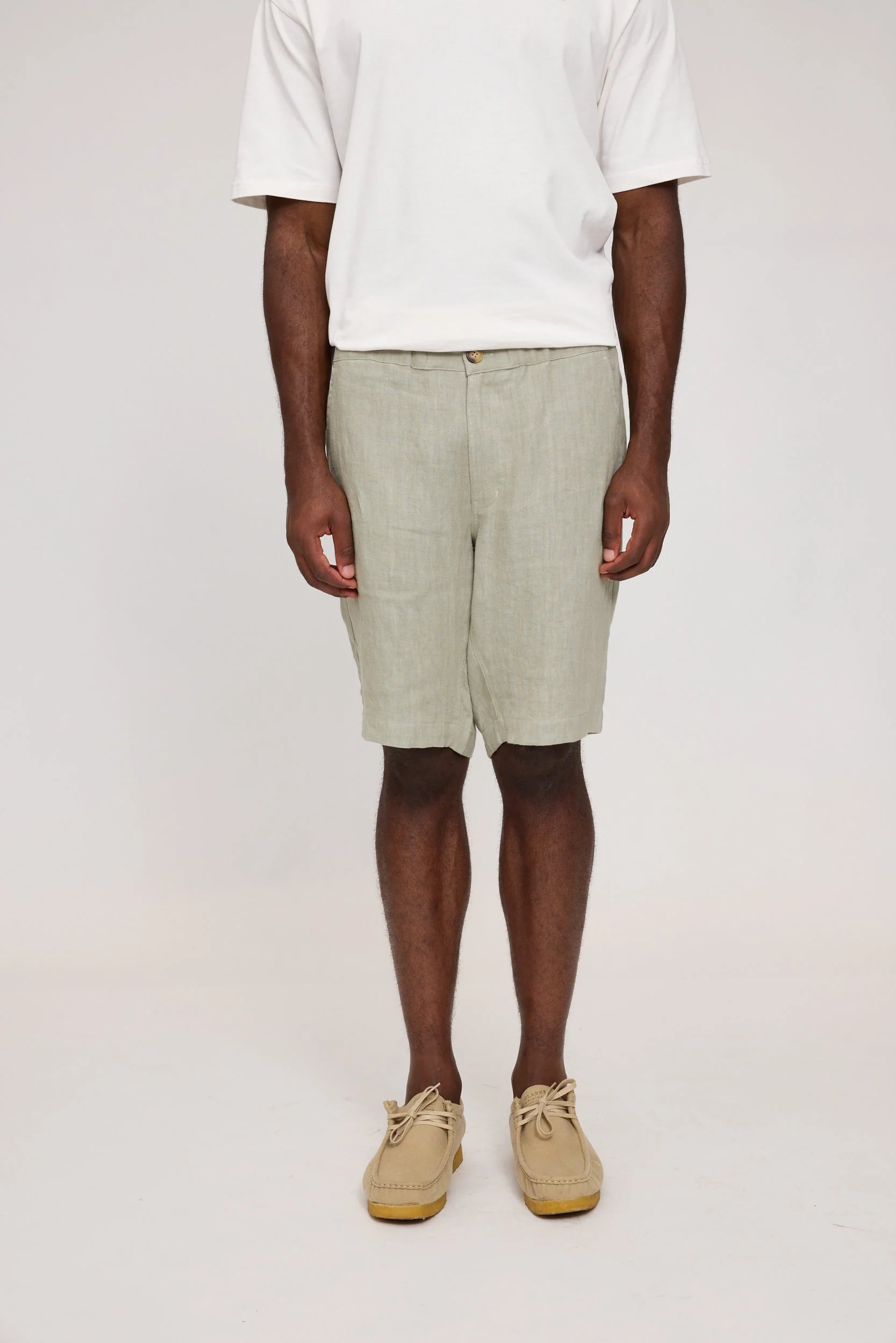 Regular Linen Shorts - Image 19