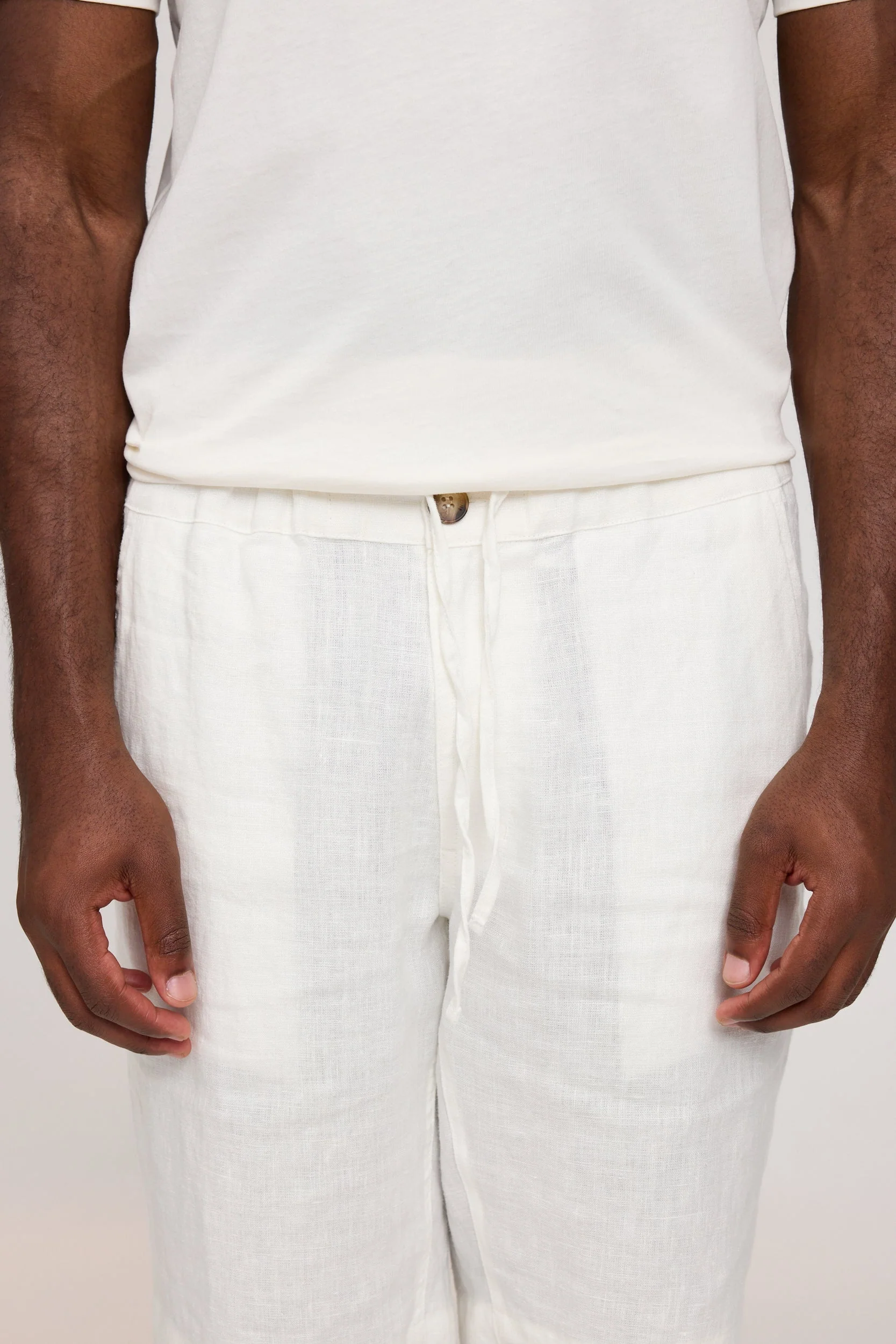 Regular Linen Shorts - Image 33