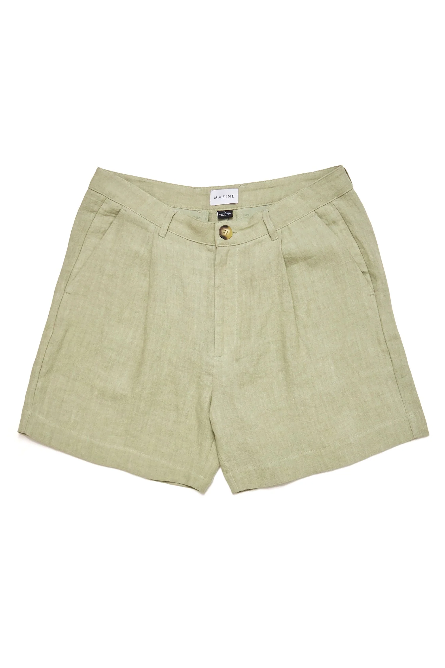 Linen Bermuda Shorts - Image 5