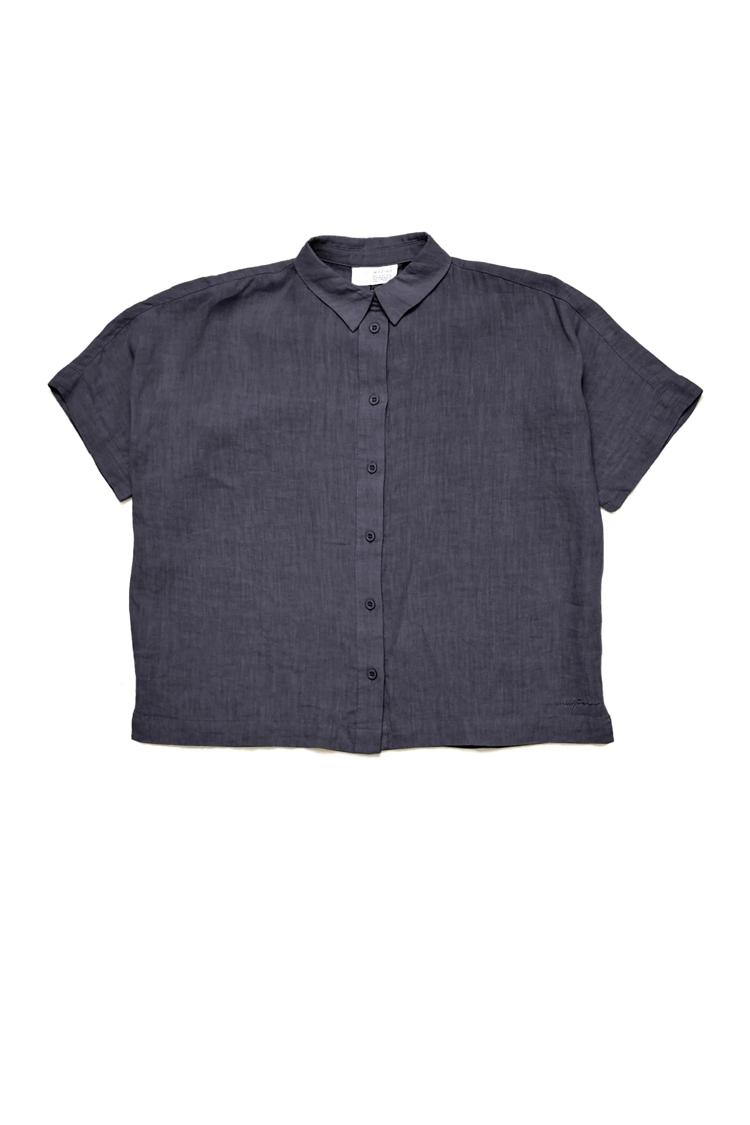 Short Sleeve Linen Shirt - Image 12