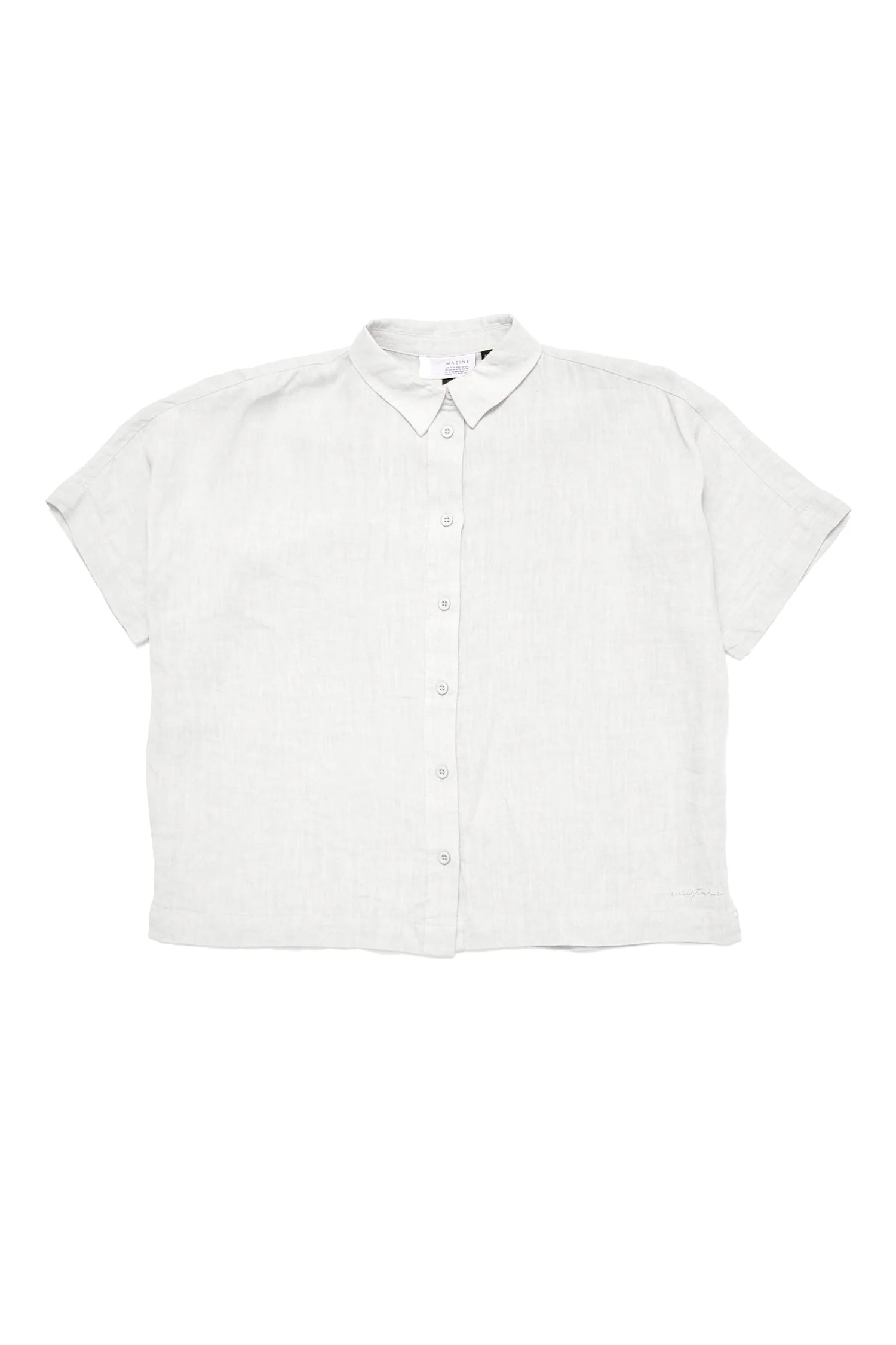 Short Sleeve Linen Shirt - Image 23