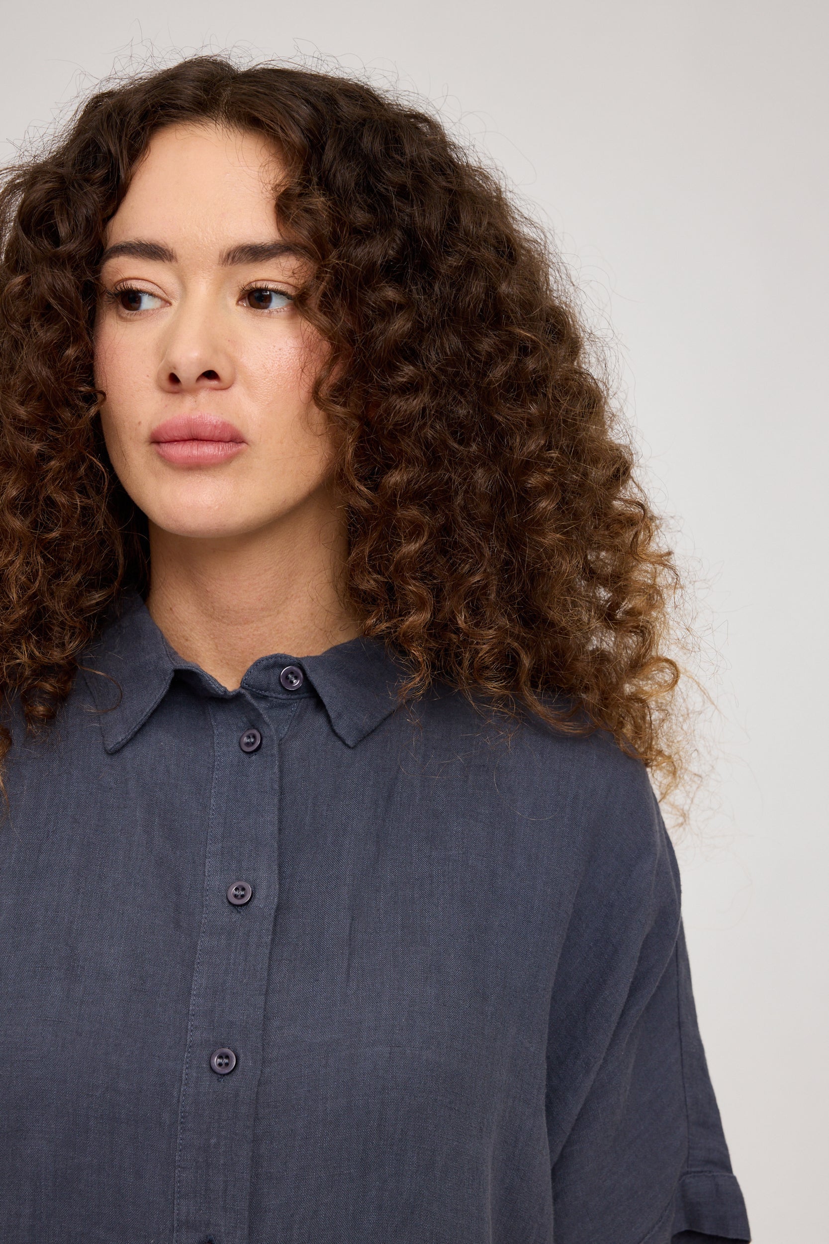 Short Sleeve Linen Shirt - Image 9