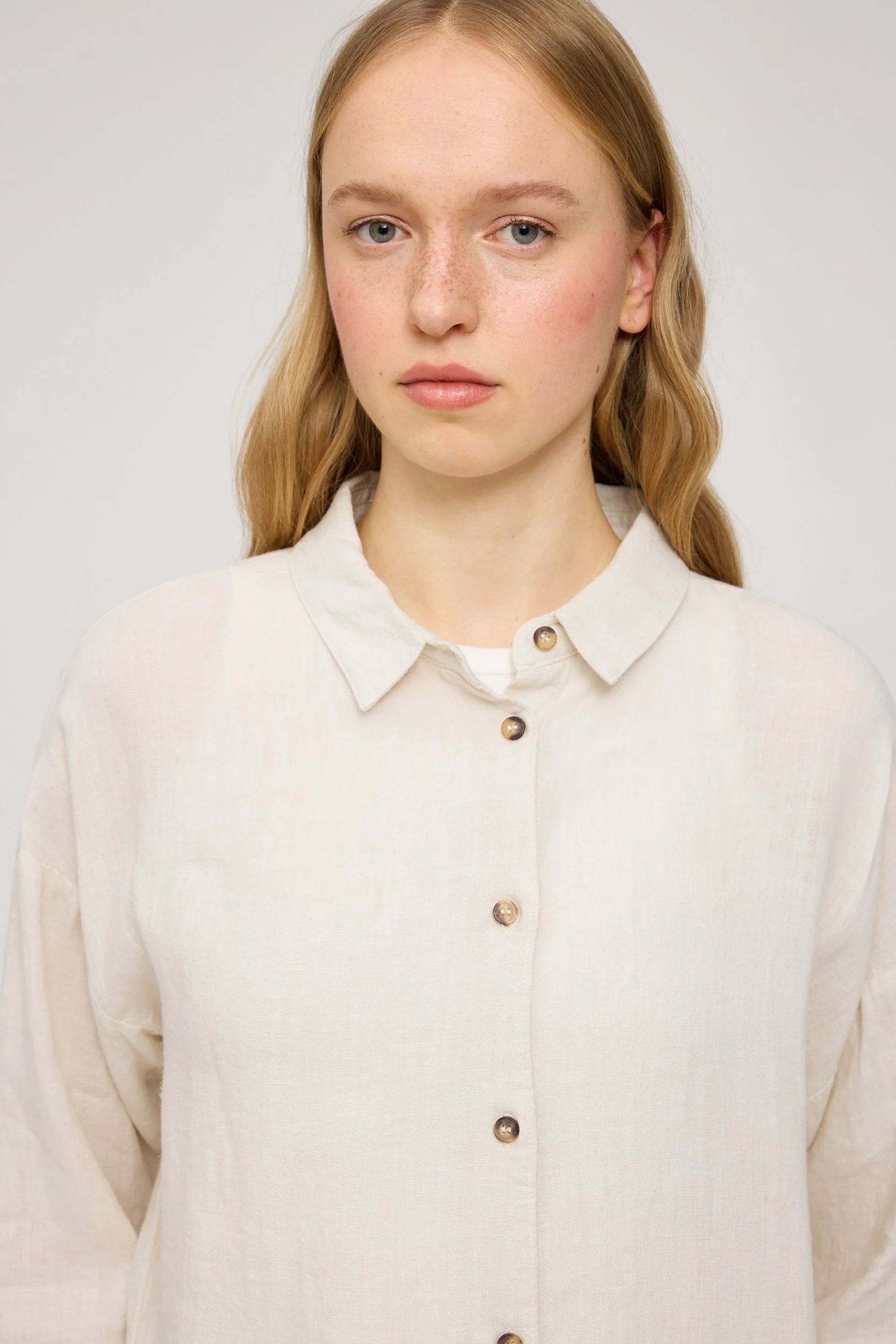 3/4 Sleeve Linen Shirt - Image 15