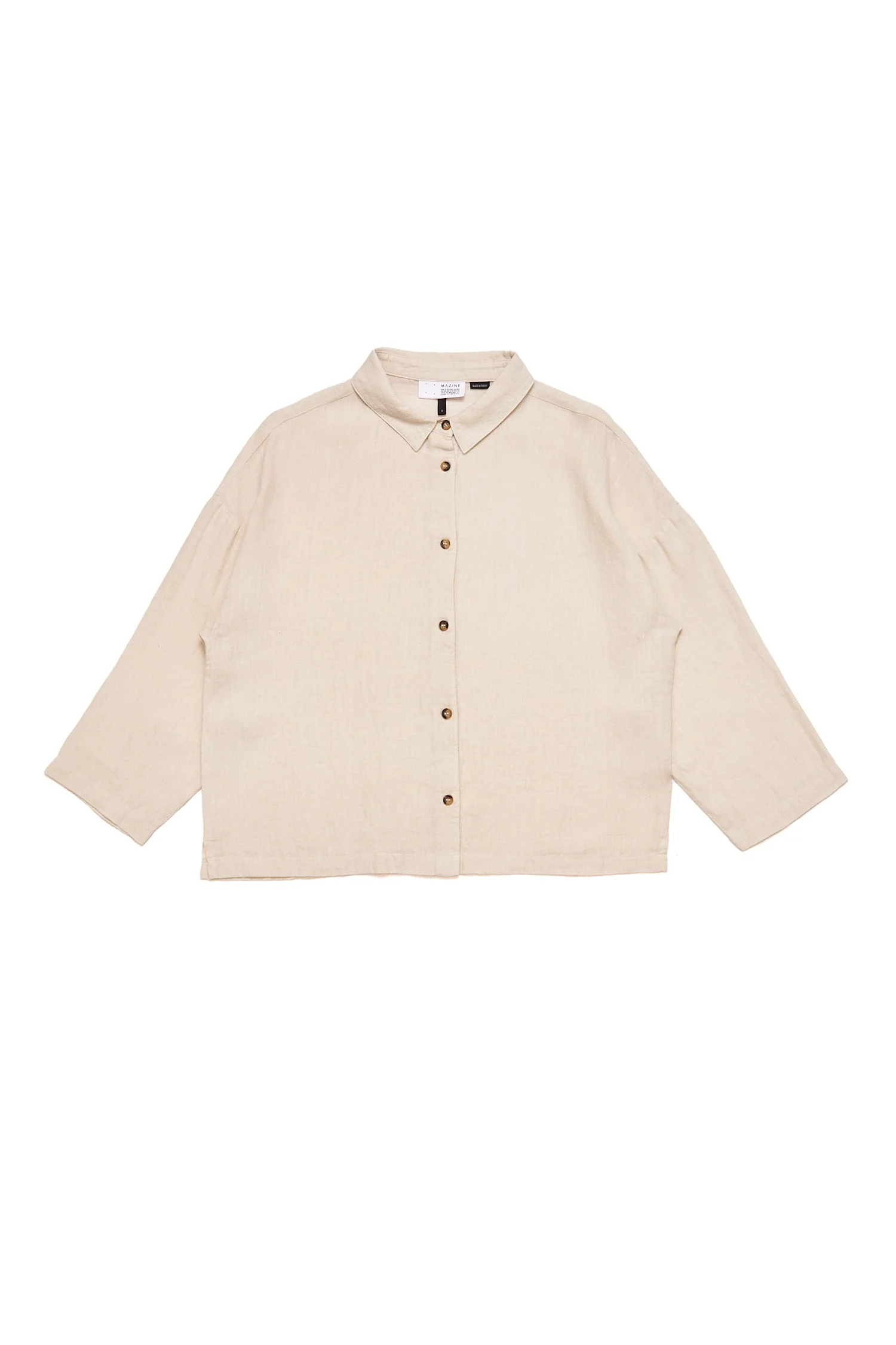 3/4 Sleeve Linen Shirt - Image 18