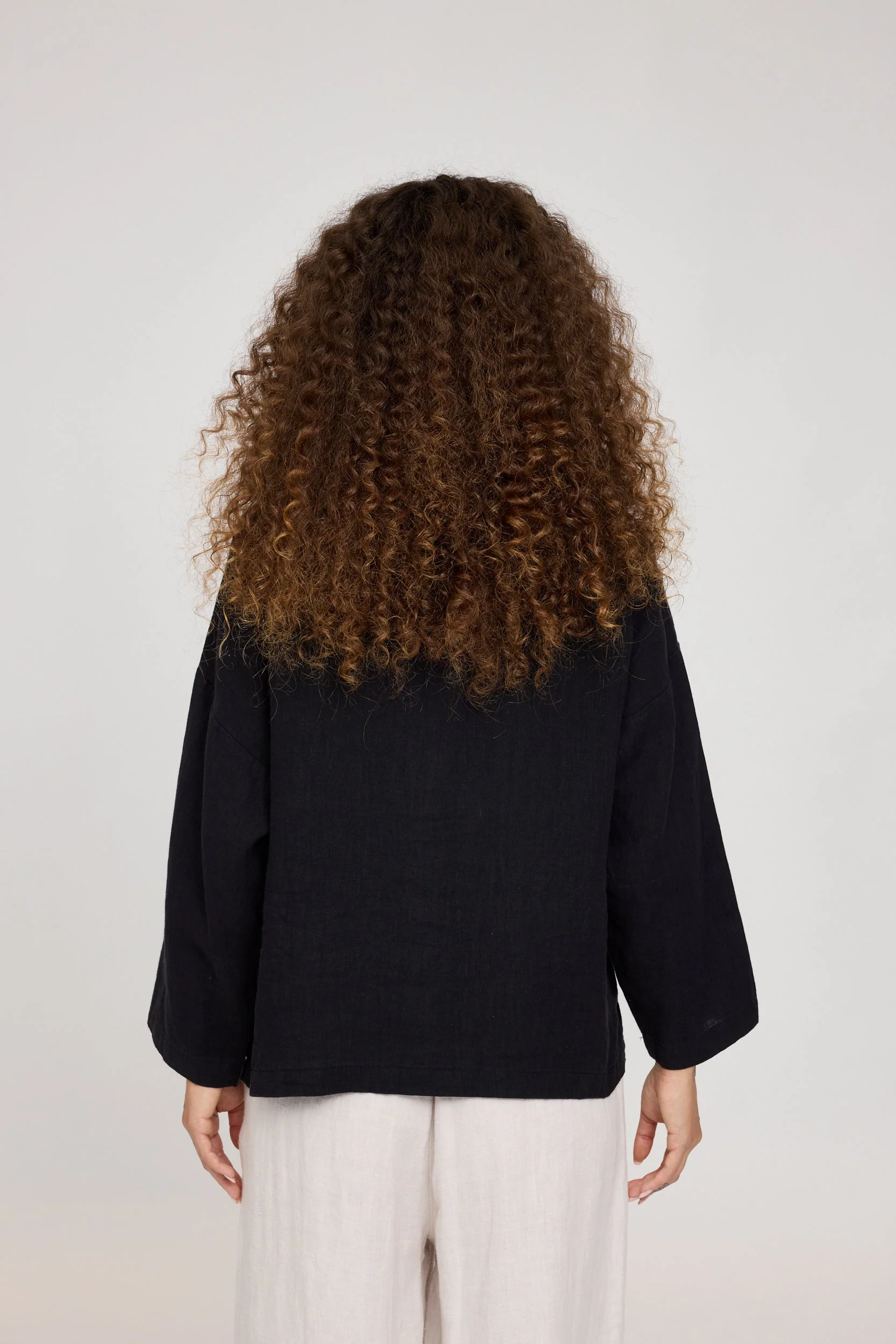 3/4 Sleeve Linen Shirt - Image 20