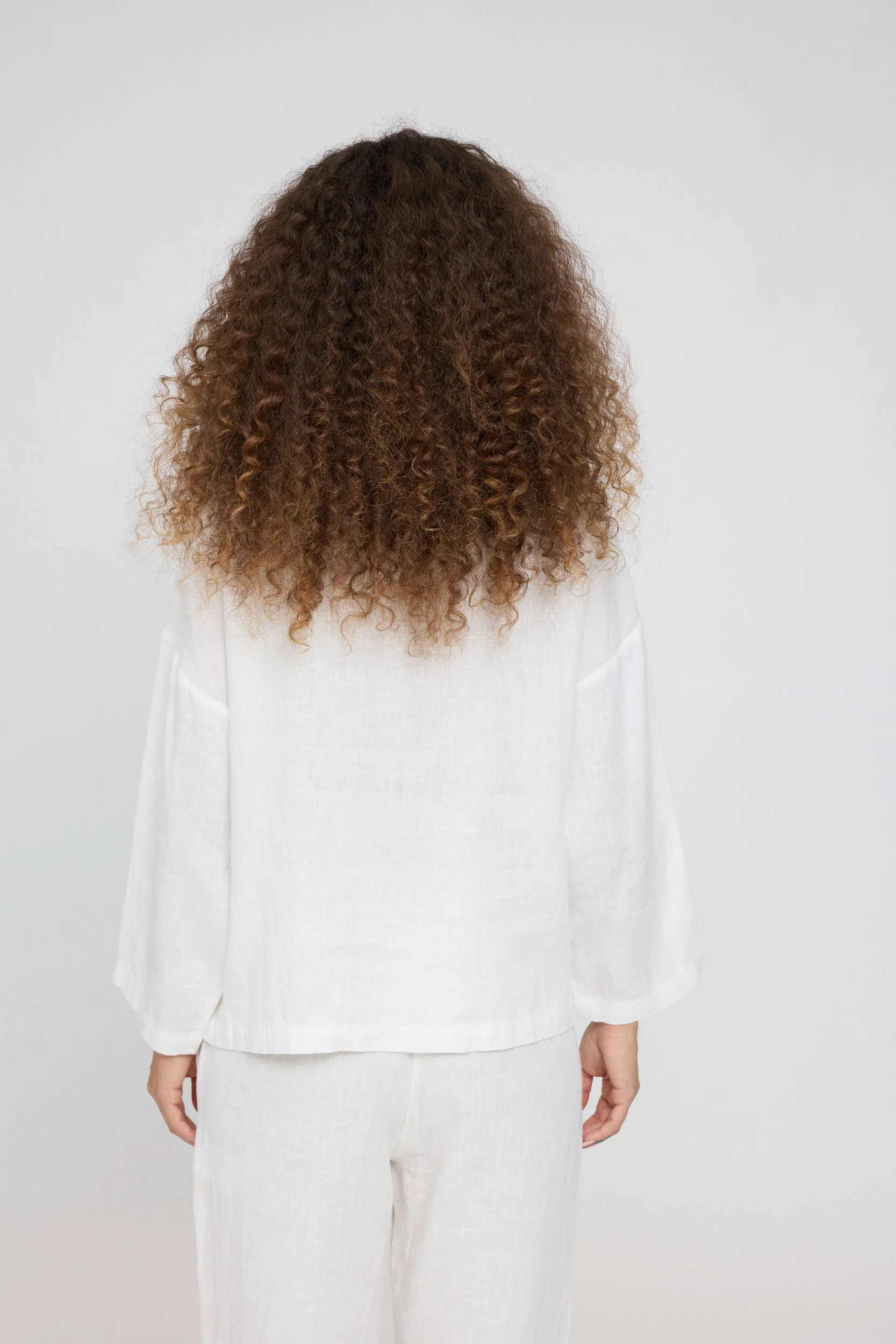 3/4 Sleeve Linen Shirt - Image 26
