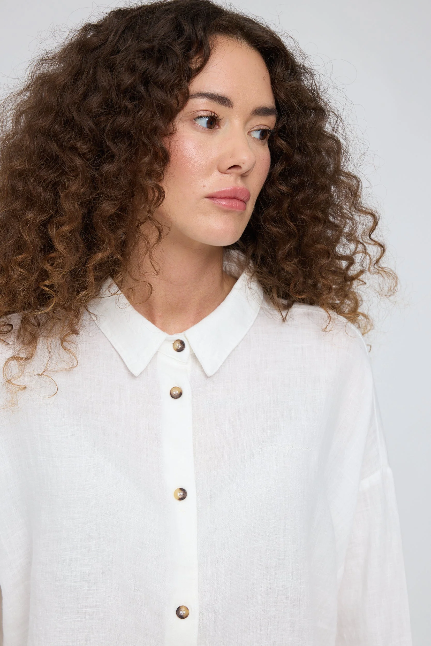 3/4 Sleeve Linen Shirt - Image 27