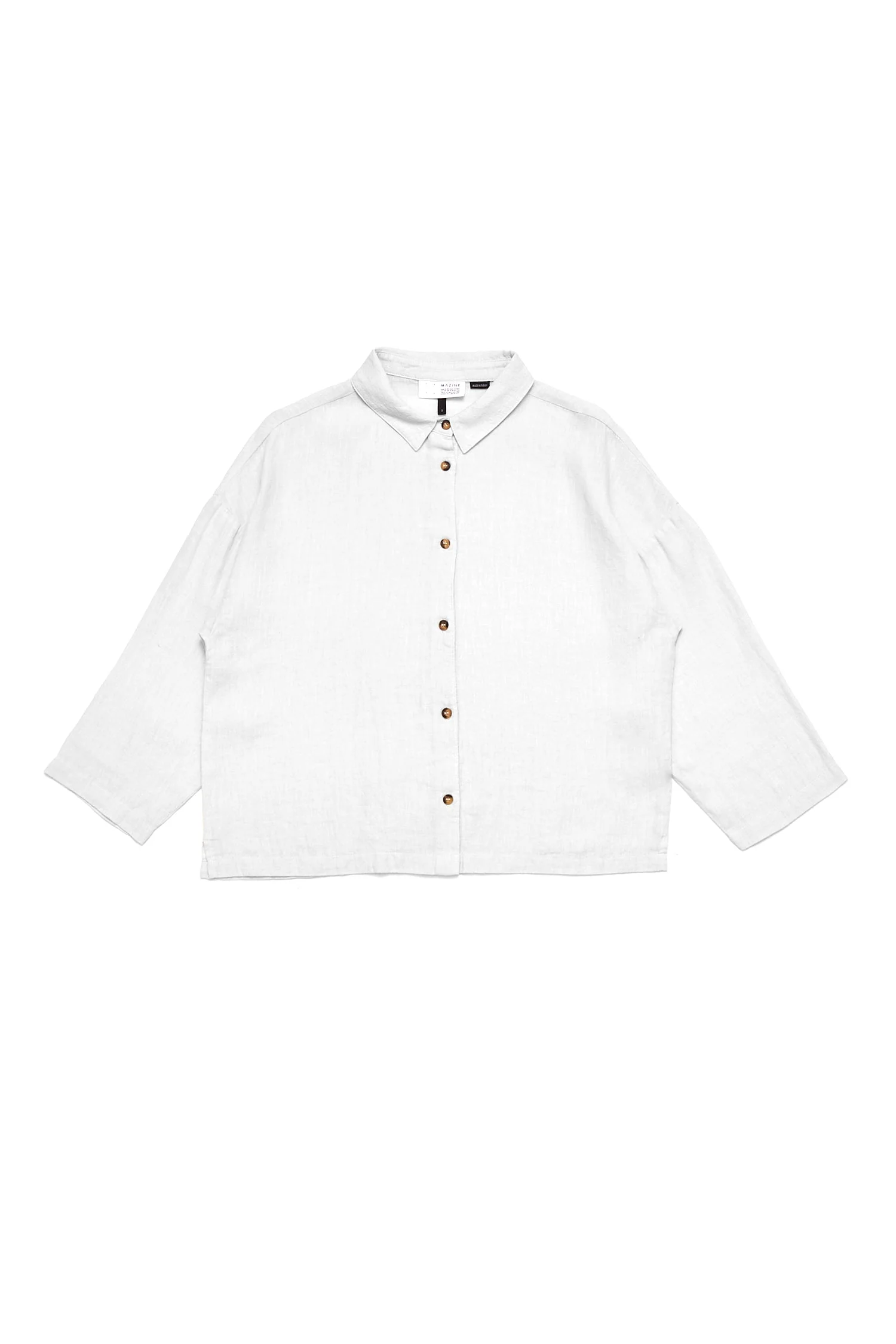 3/4 Sleeve Linen Shirt - Image 30