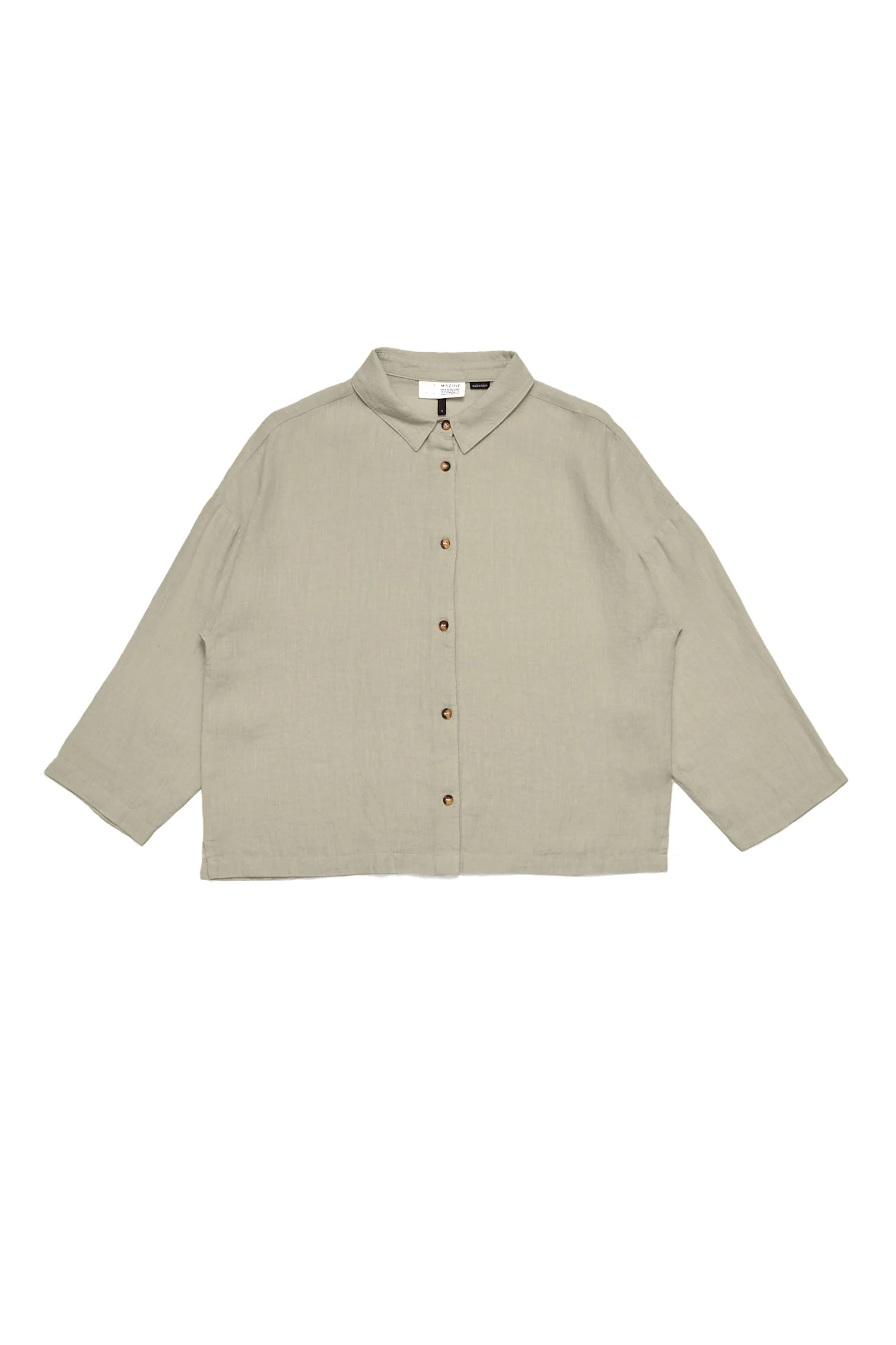 3/4 Sleeve Linen Shirt - Image 6