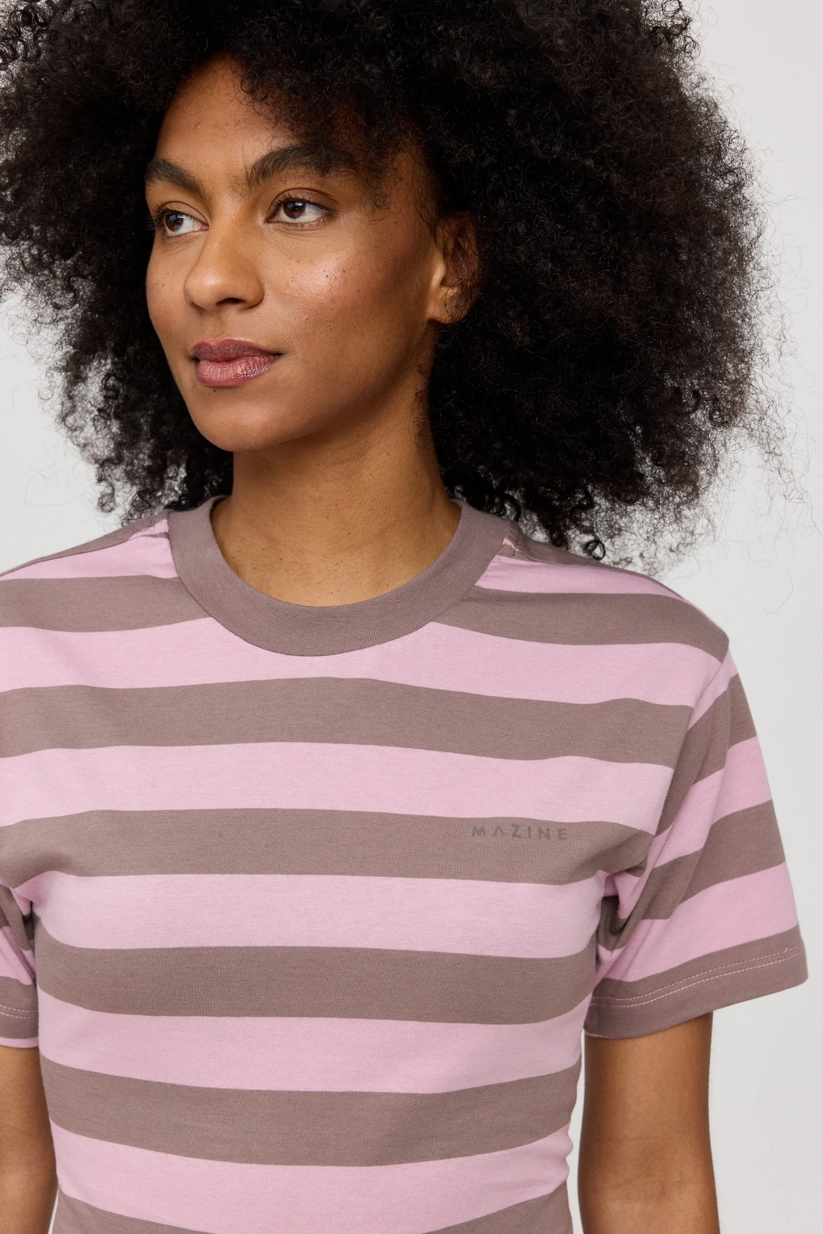 Midi Block Stripes Dress - Image 3