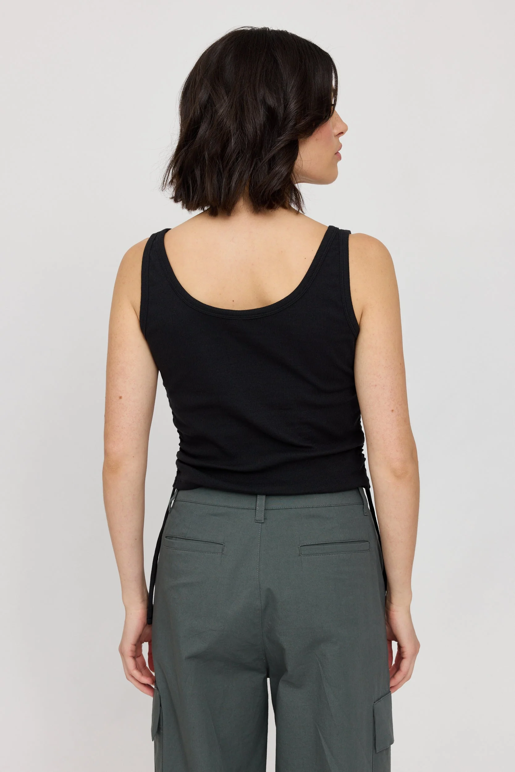 Ribbed Tank w Gathering - Image 14