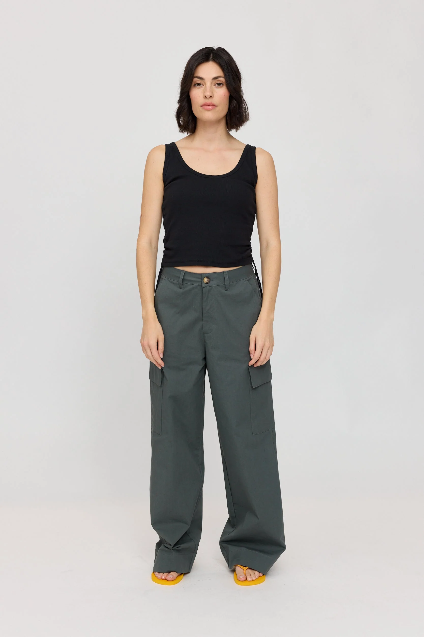 Ribbed Tank w Gathering - Image 16