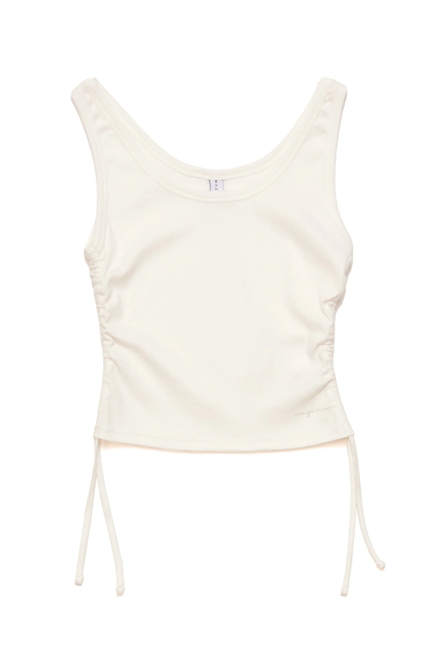 Ribbed Tank w Gathering - Image 6