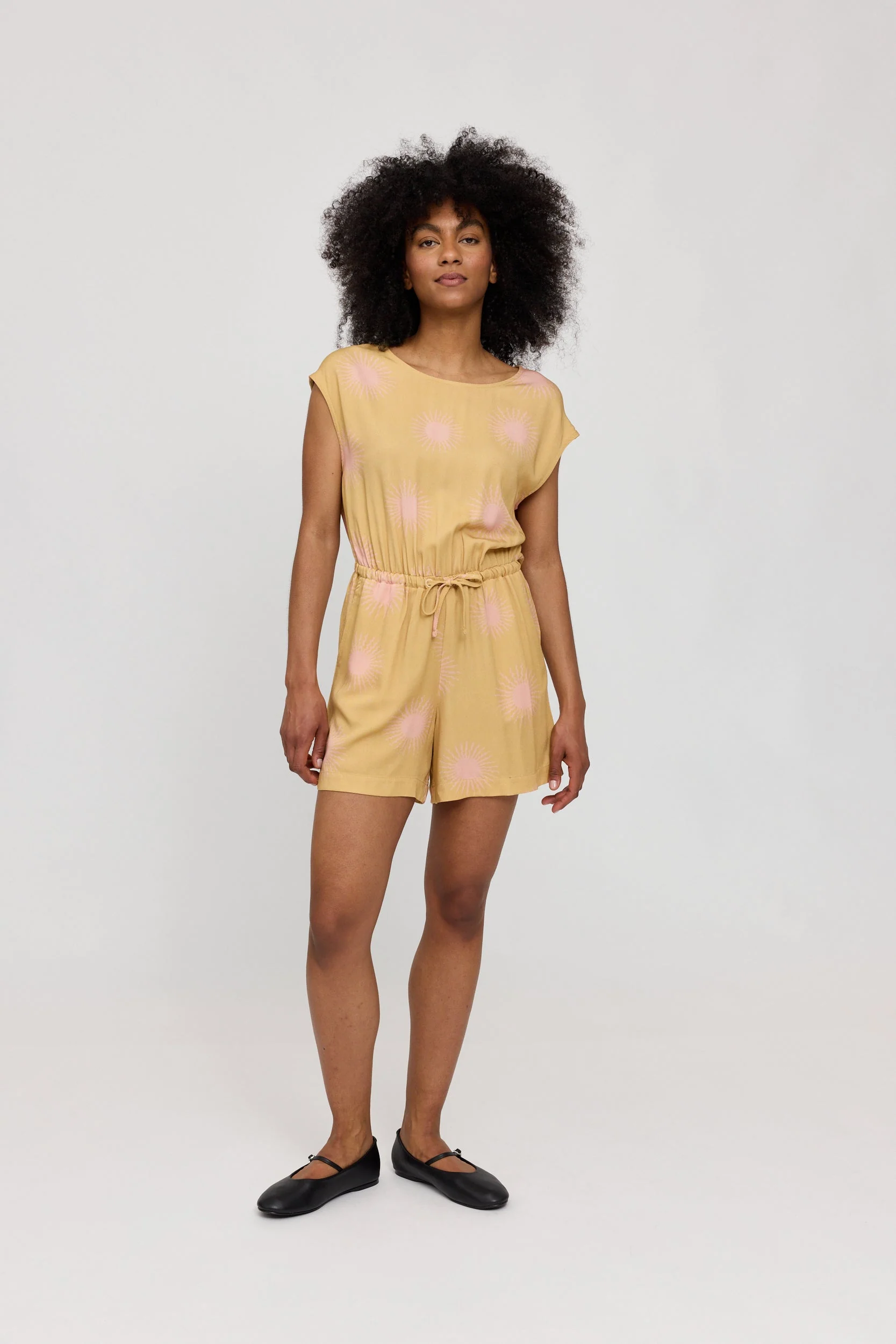 Short Printed Jumpsuit - Image 4