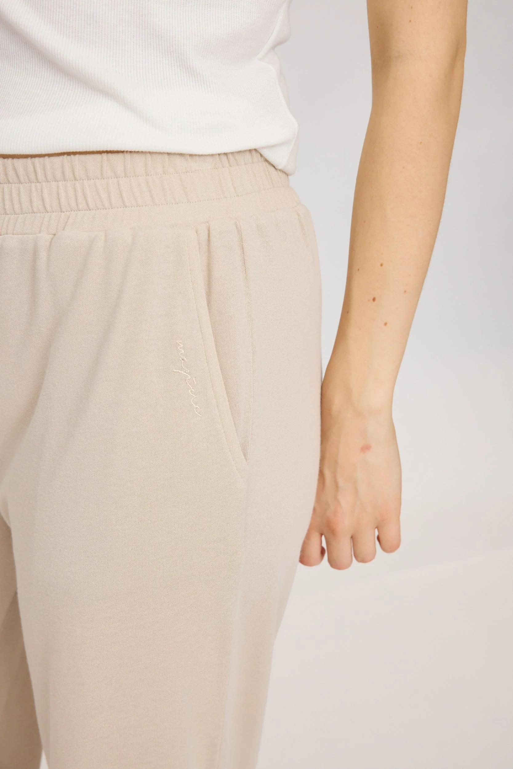 Jersey Knit Wide Leg Pants - Image 3