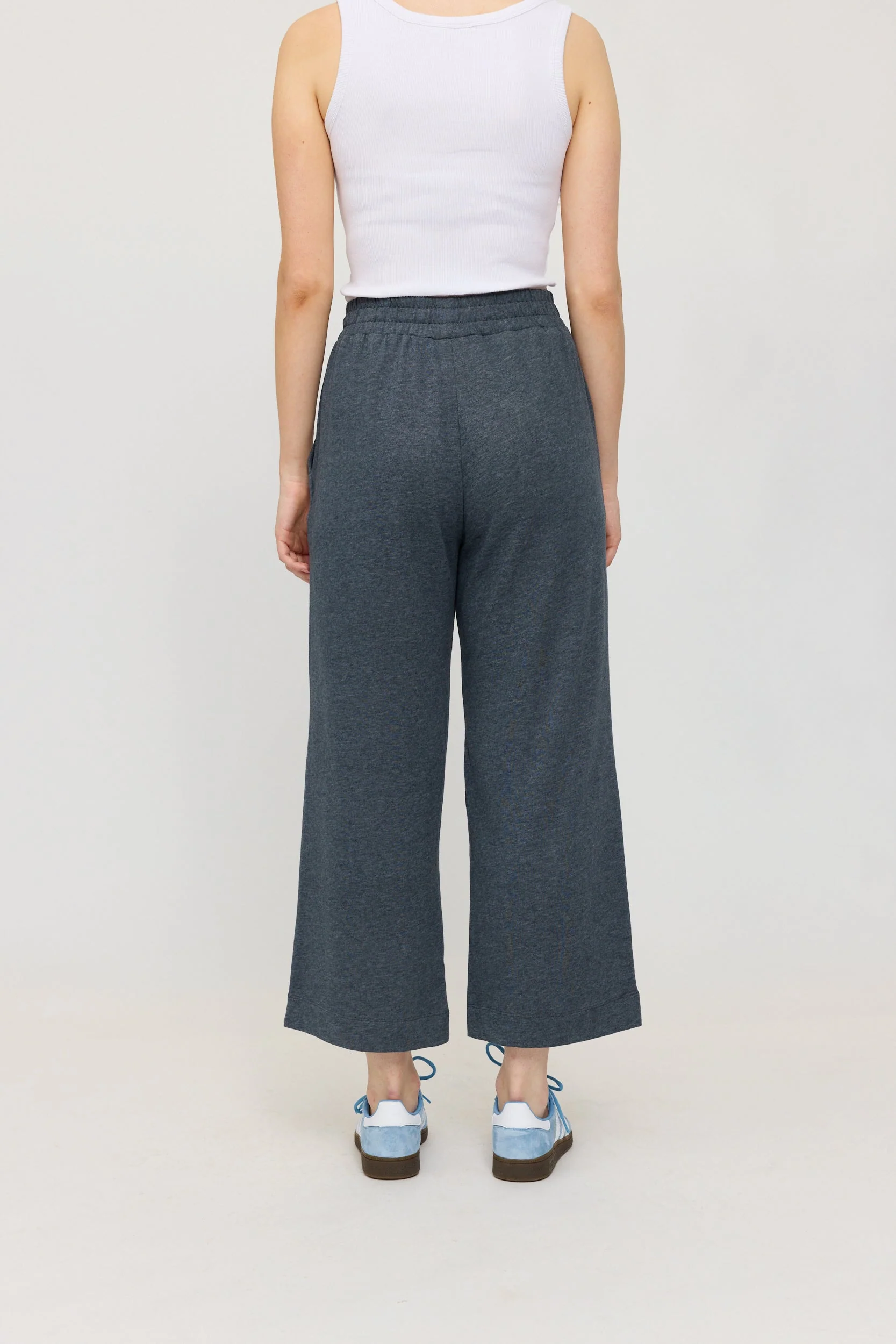 Jersey Knit Wide Leg Pants - Image 8