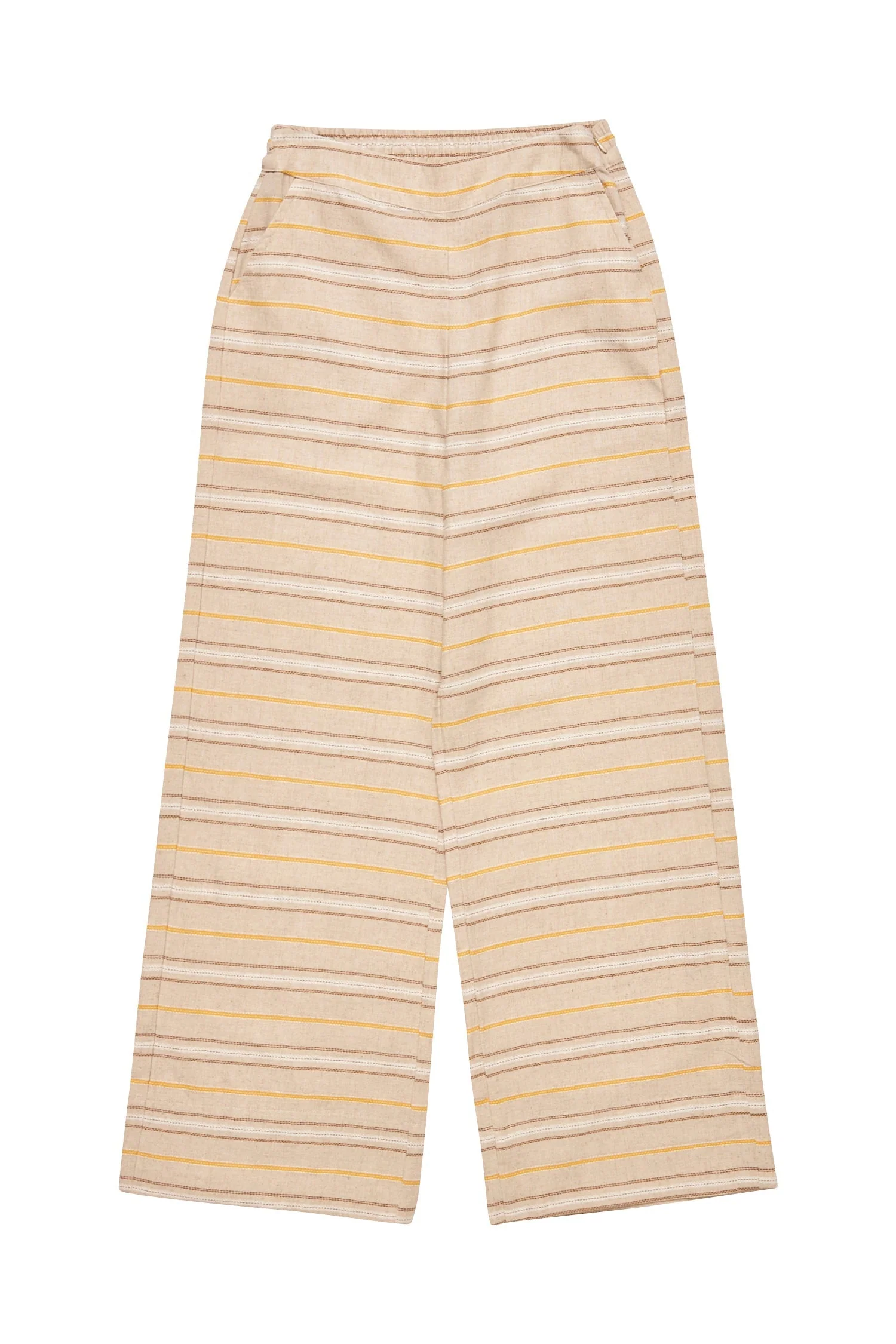 Striped Linen-Mix Pants - Image 6