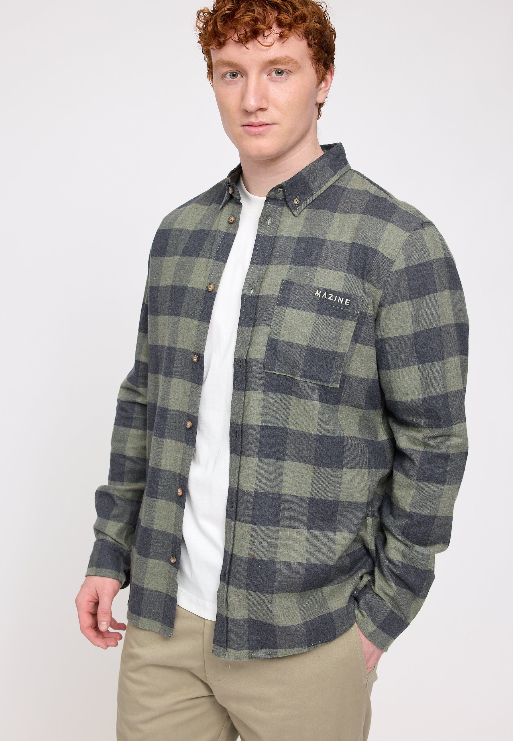 Checked Flannel Shirt - Image 11
