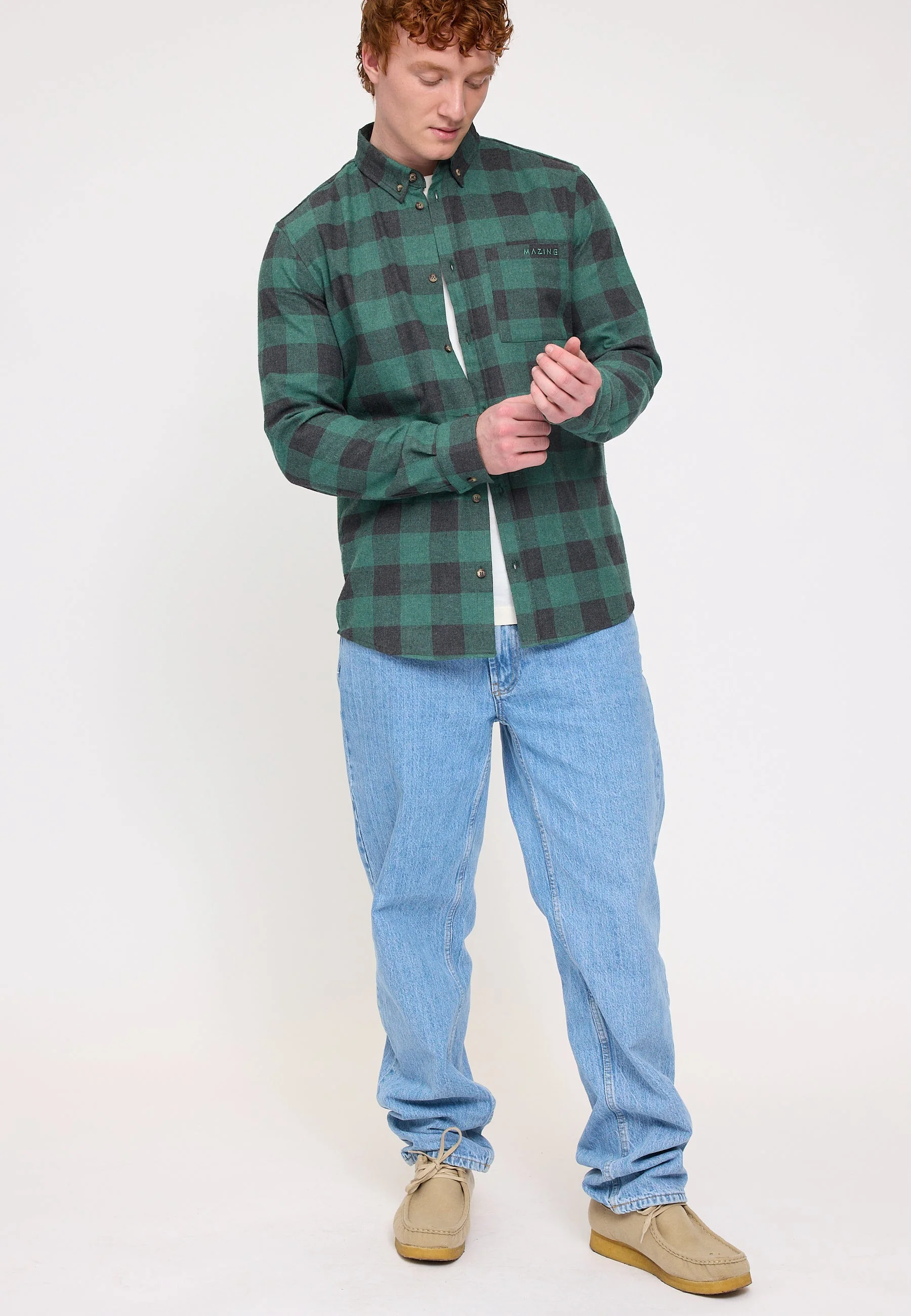 Checked Flannel Shirt - Image 17