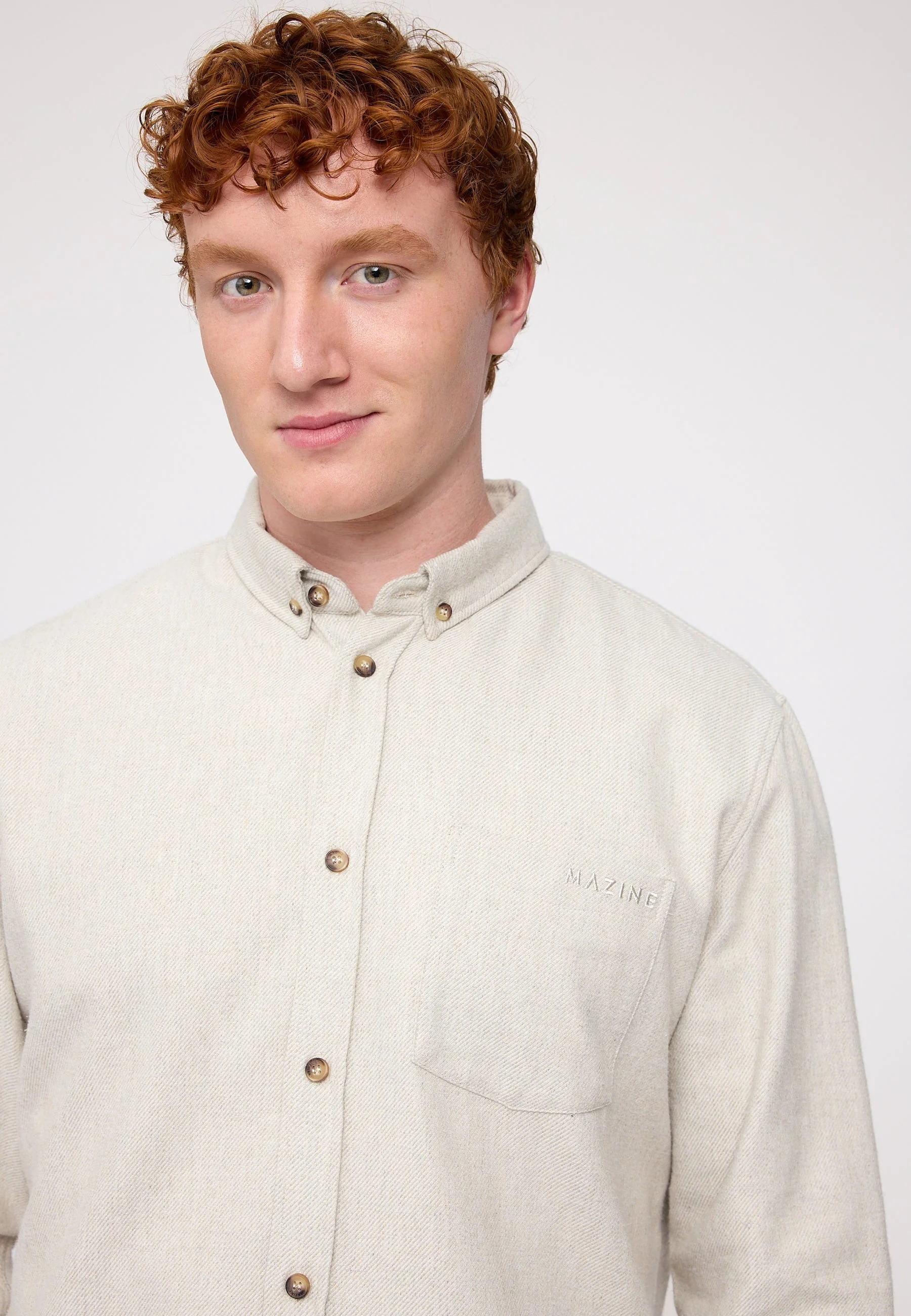 Melange Flannel Shirt - Image 15