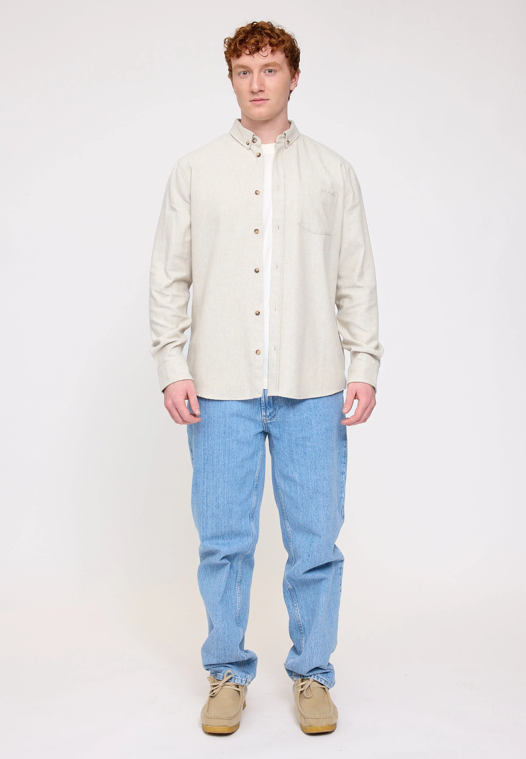 Melange Flannel Shirt - Image 16