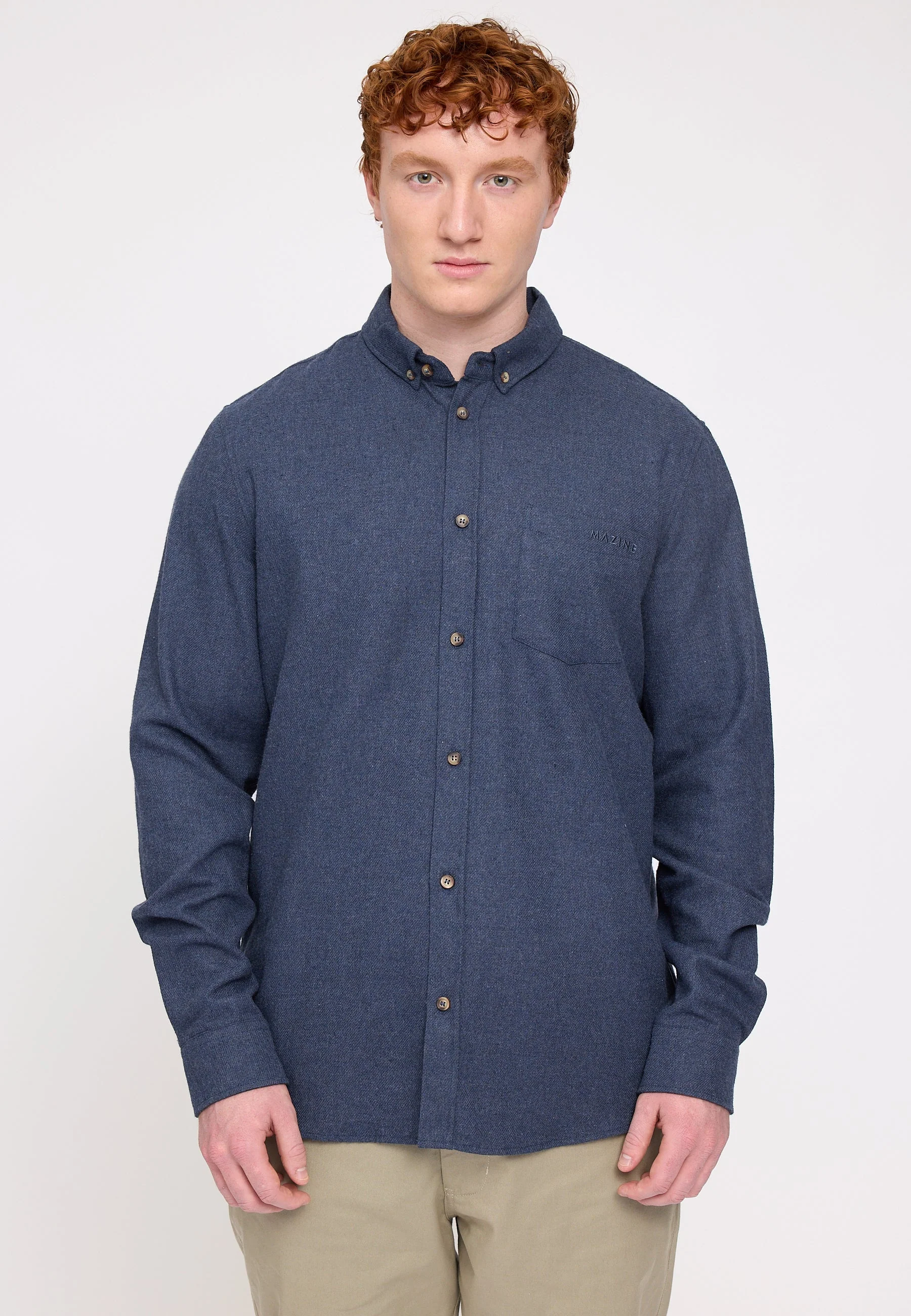 Melange Flannel Shirt - Image 19
