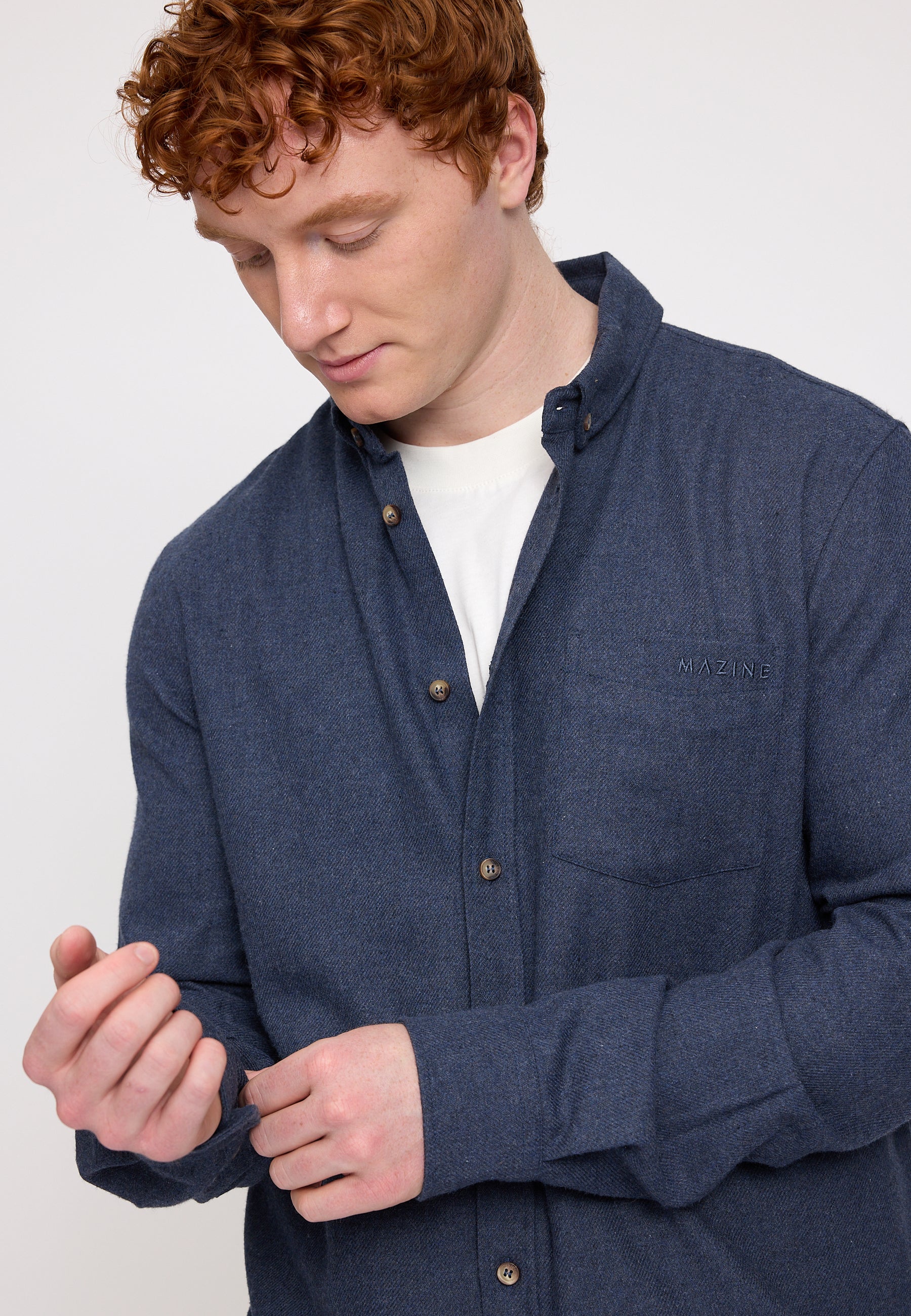 Melange Flannel Shirt - Image 23