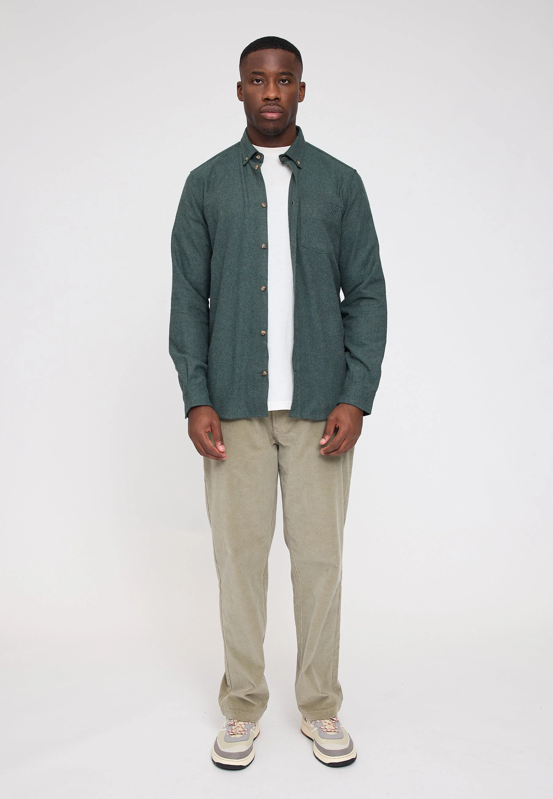 Melange Flannel Shirt - Image 4