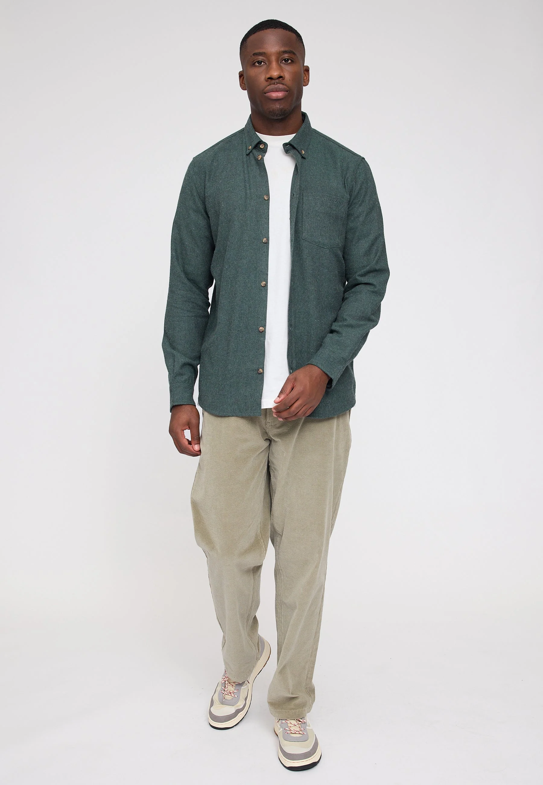 Melange Flannel Shirt - Image 5