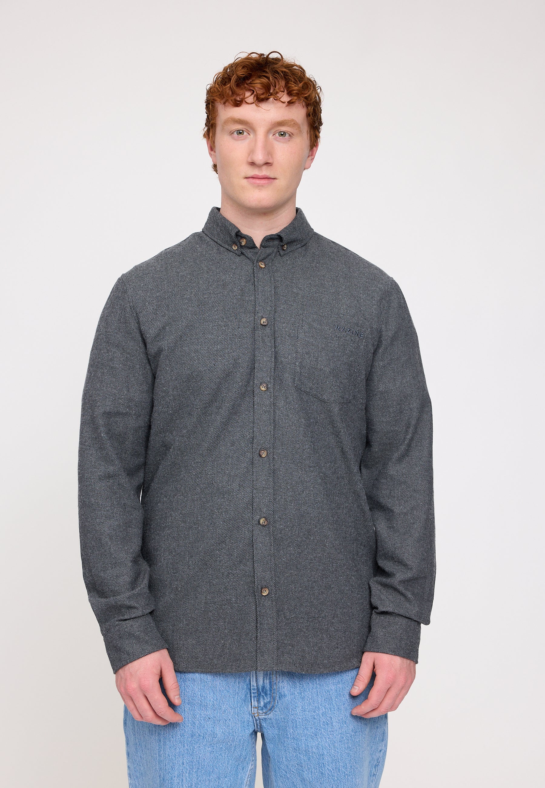 Melange Flannel Shirt - Image 7