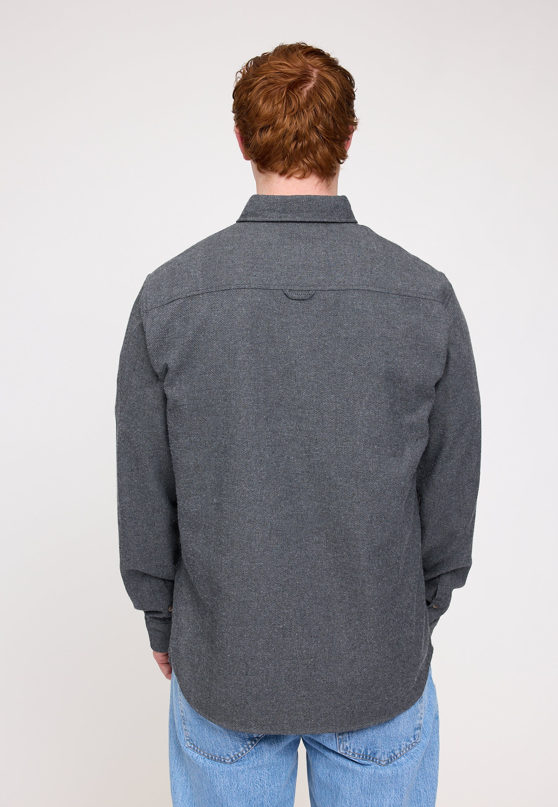 Melange Flannel Shirt - Image 8