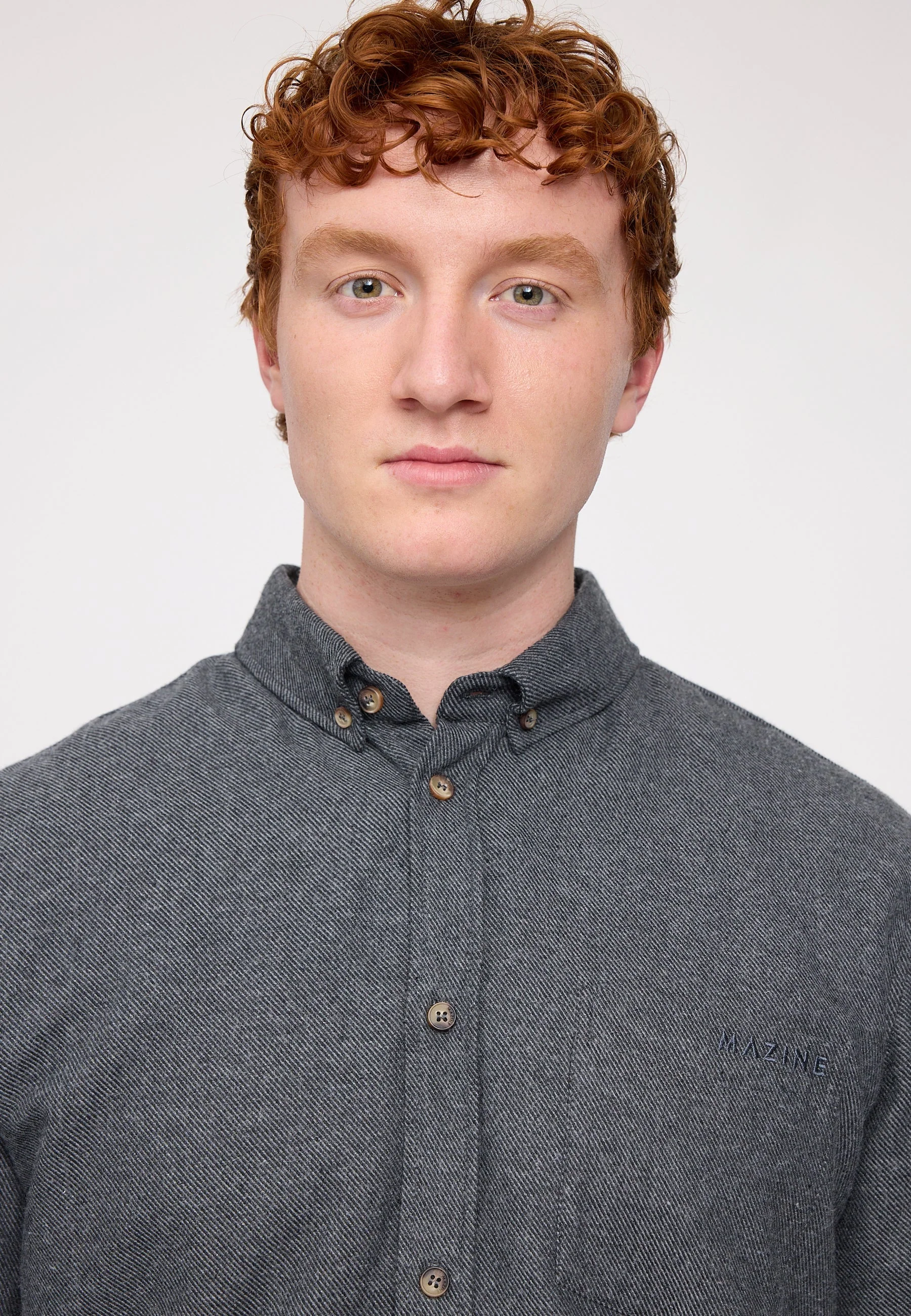 Melange Flannel Shirt - Image 9
