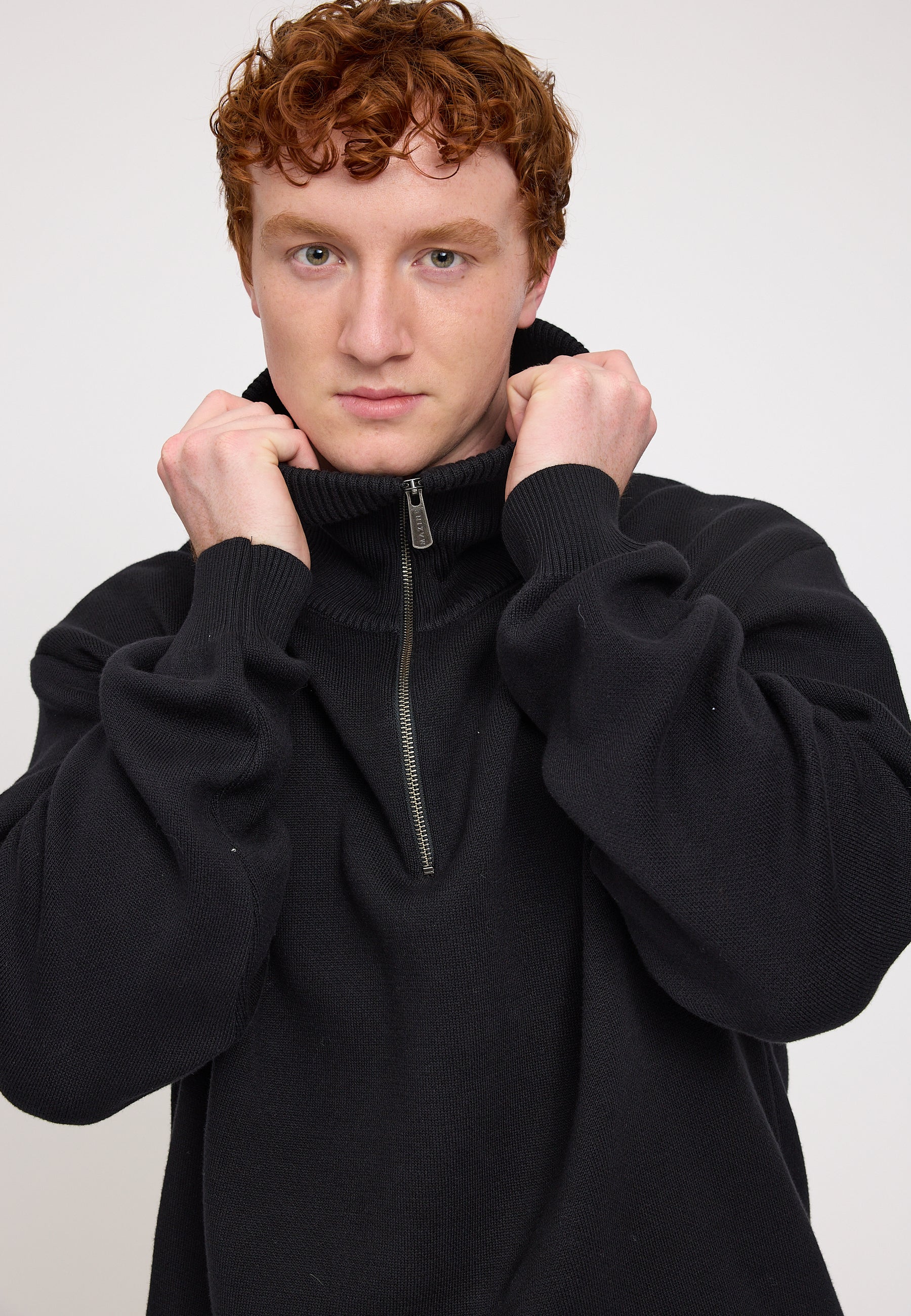 Jacquard Knit Troyer - Image 11