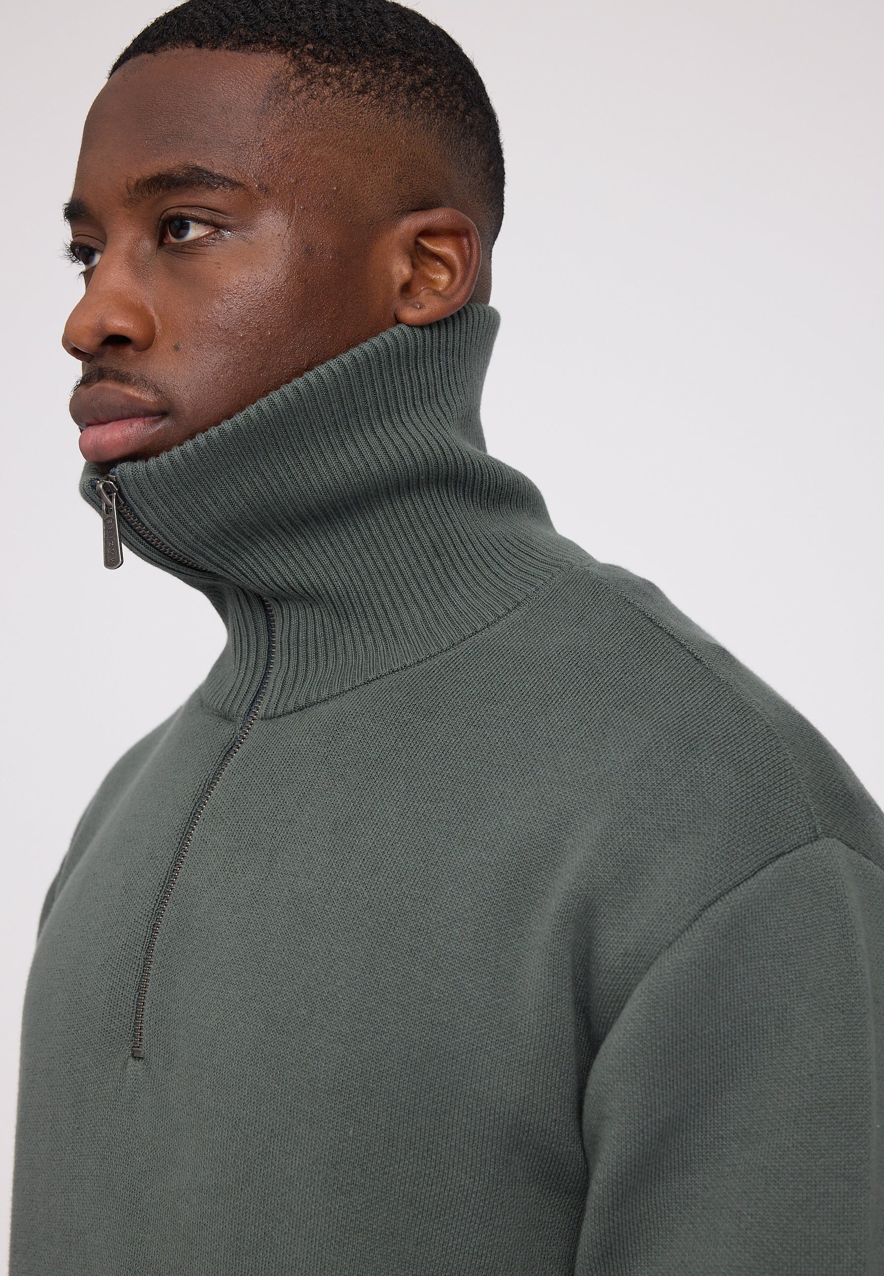 Jacquard Knit Troyer - Image 3