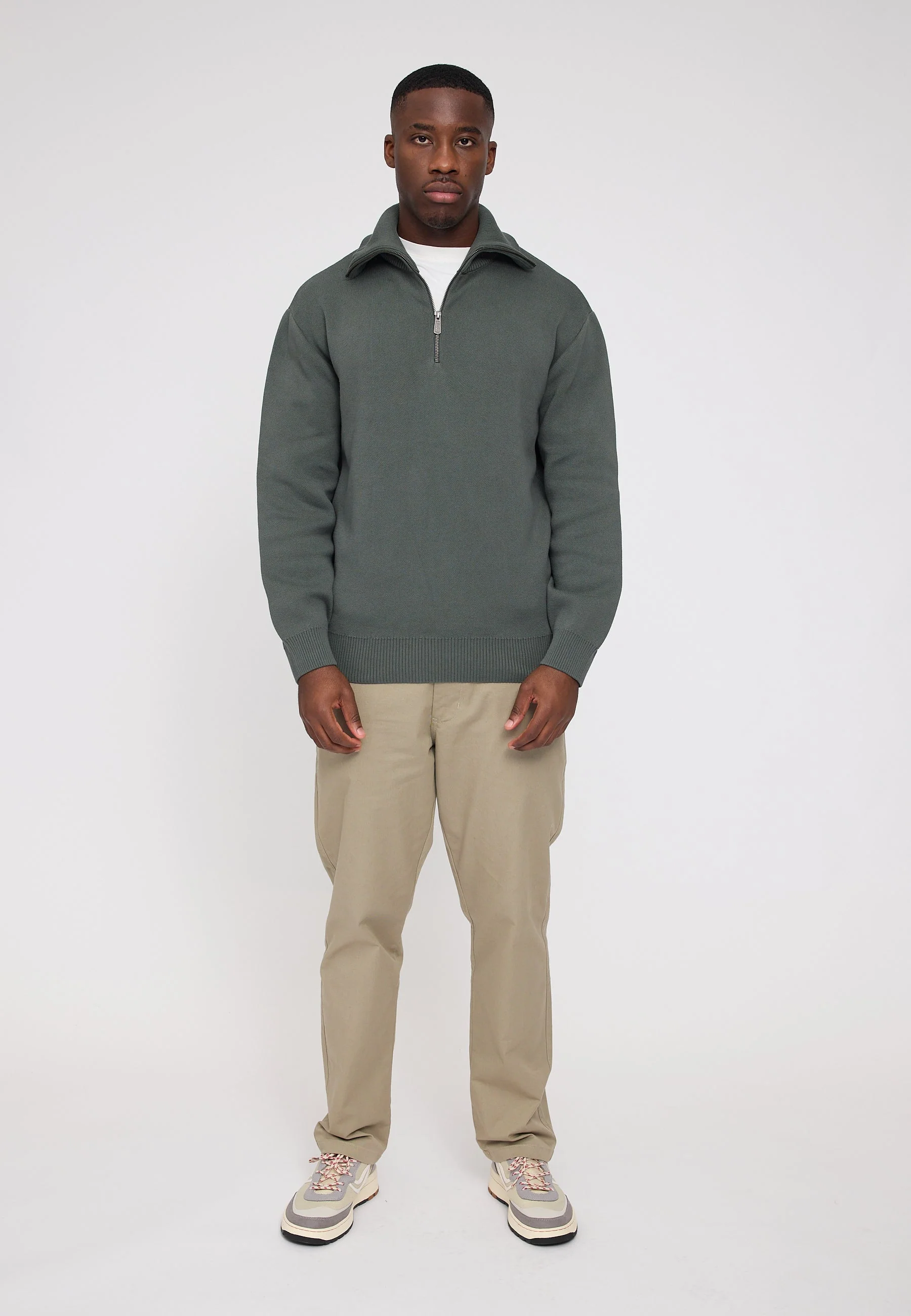Jacquard Knit Troyer - Image 4