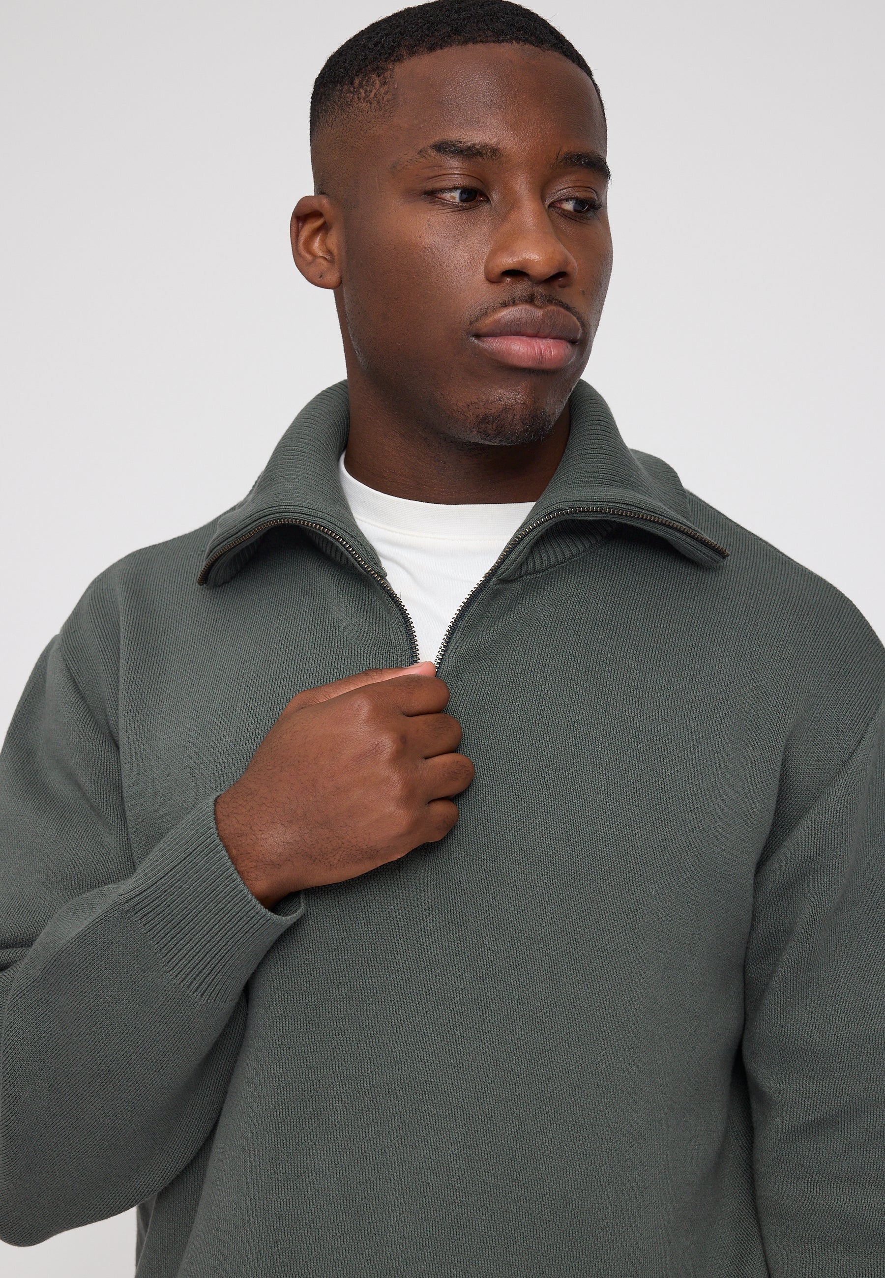 Jacquard Knit Troyer - Image 5
