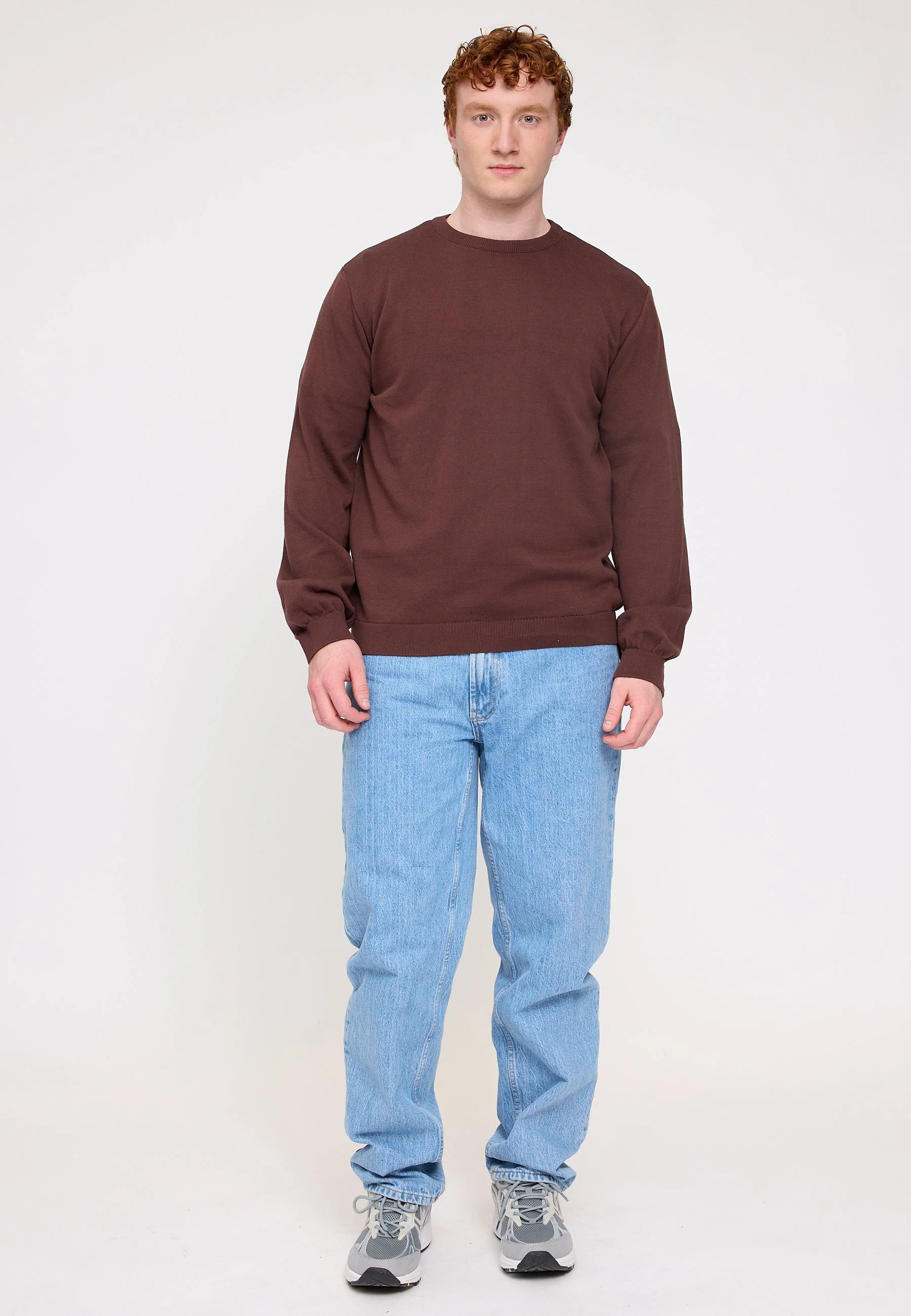 Fine Knit Crew Neck Jumper - Image 4