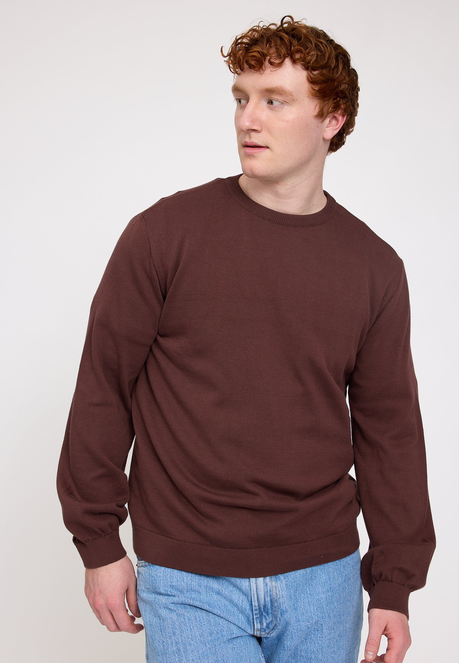 Fine Knit Crew Neck Jumper - Image 5