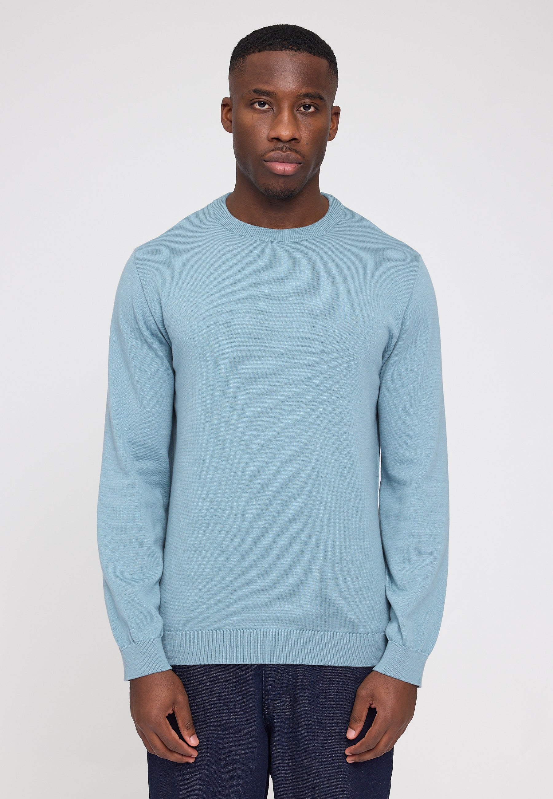 Fine Knit Crew Neck Jumper - Image 7