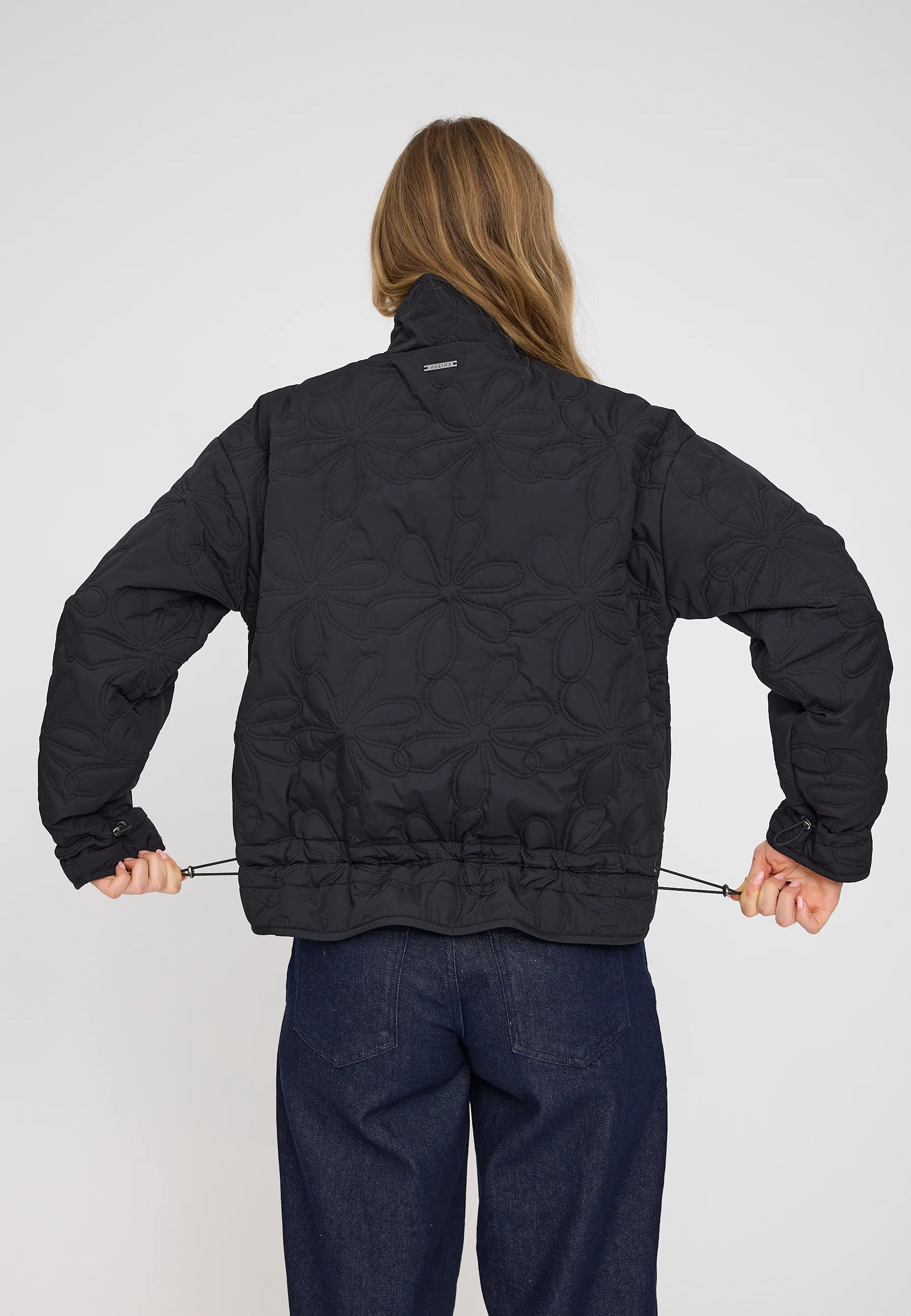 Floral Quilt Light Padded Jacket - Image 13