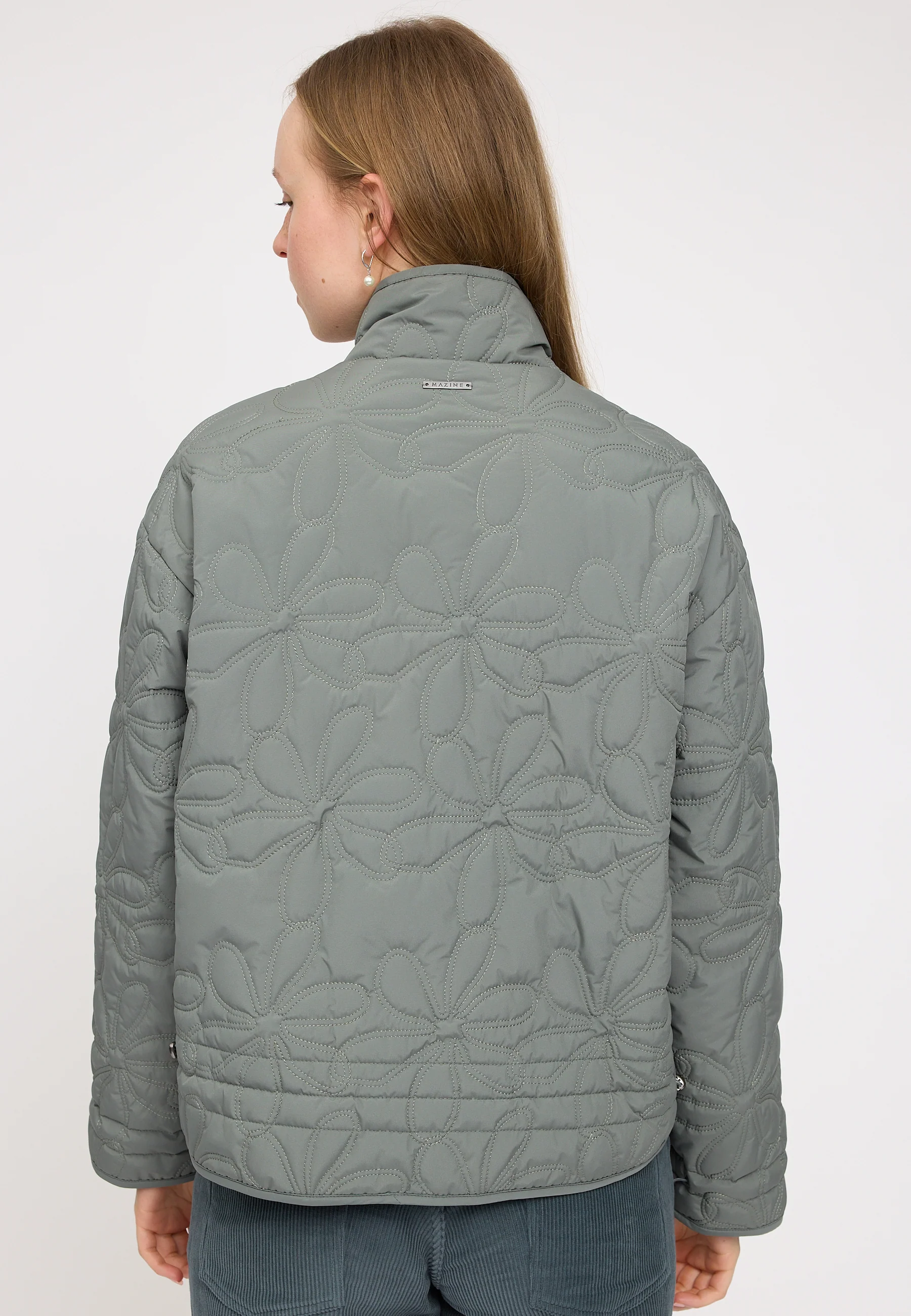 Floral Quilt Light Padded Jacket - Image 2